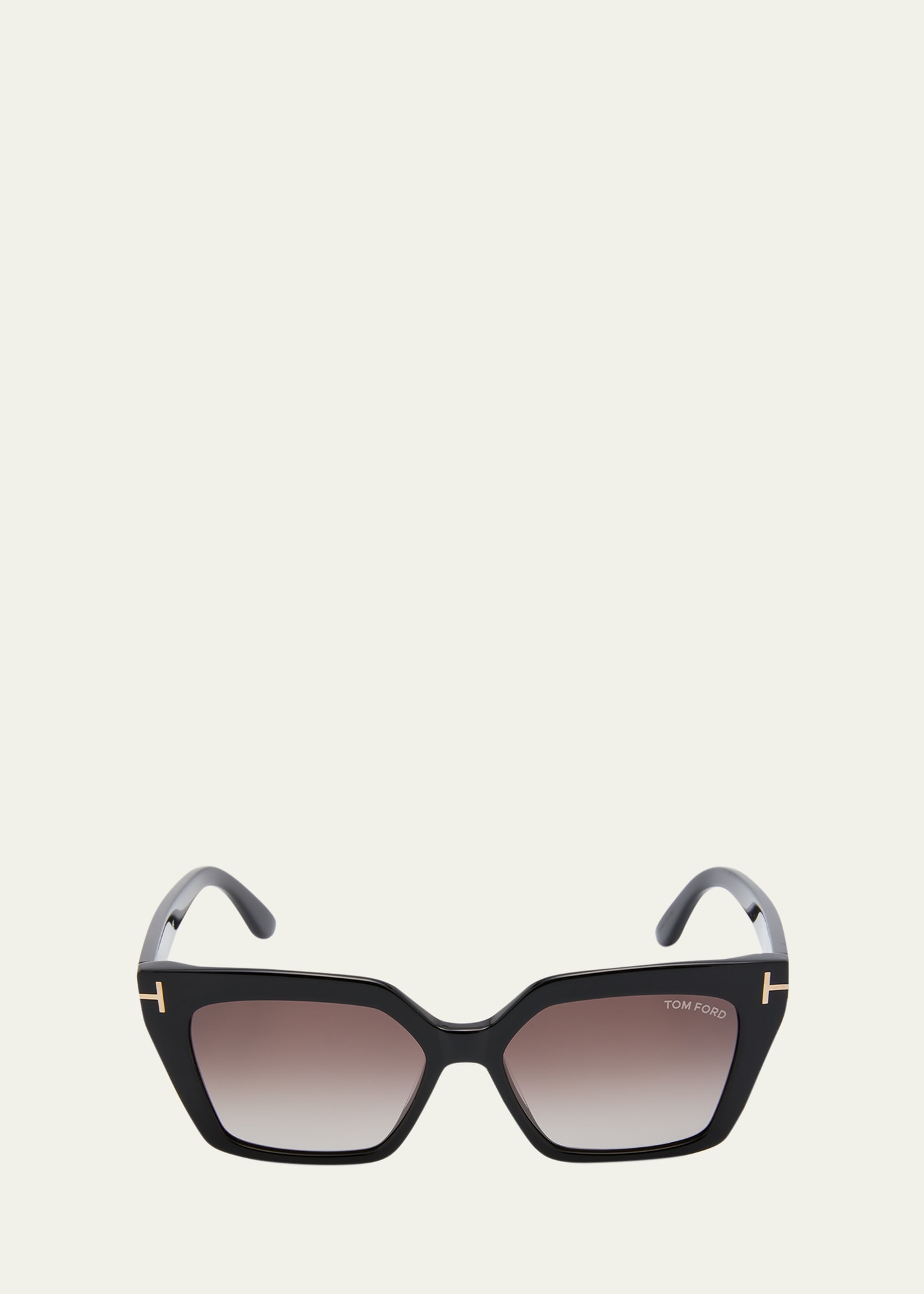 Tom Ford Winona Acetate T-logo Cat-eye Sunglasses