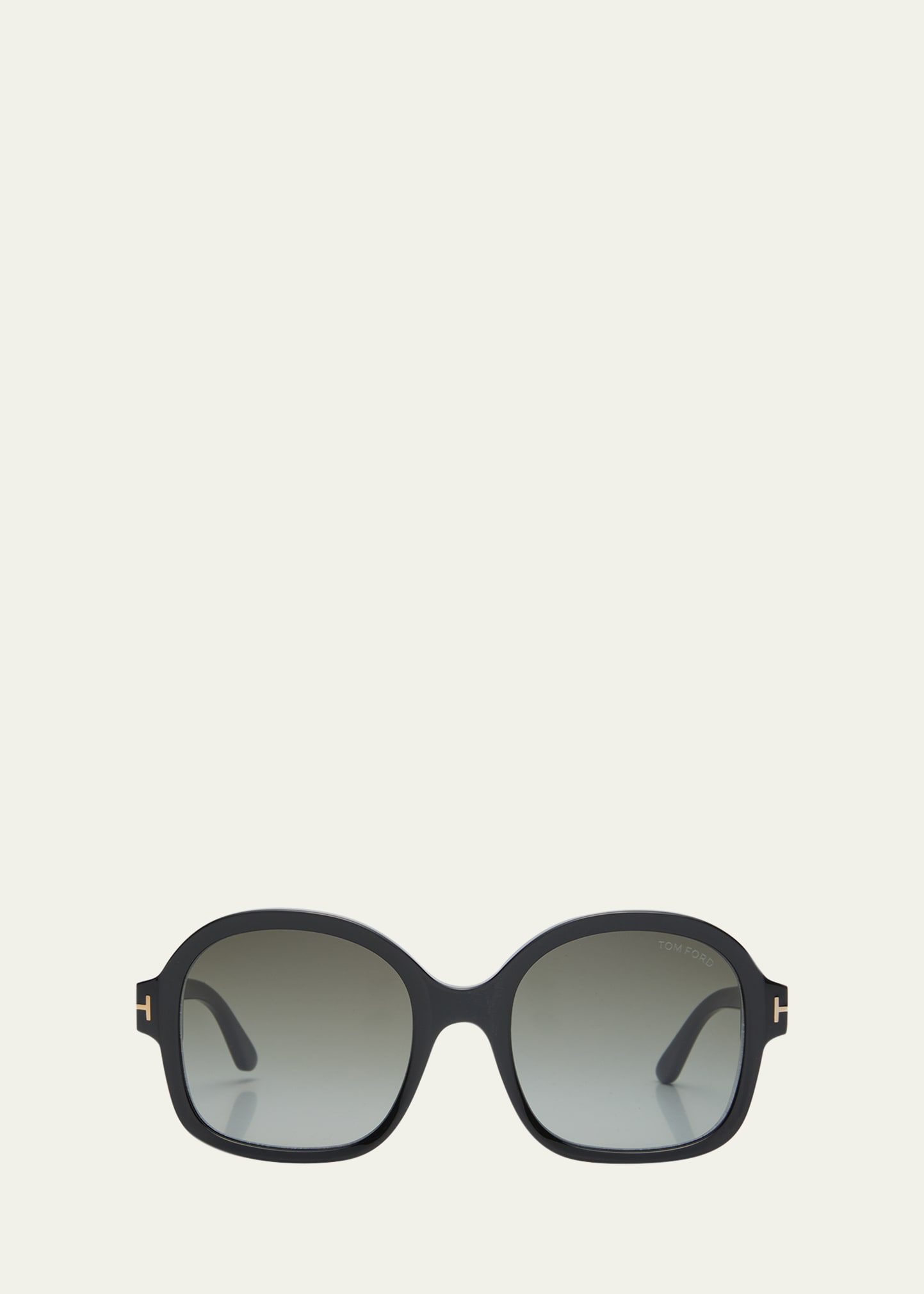 Tom Ford Gradient Round Acetate Sunglasses