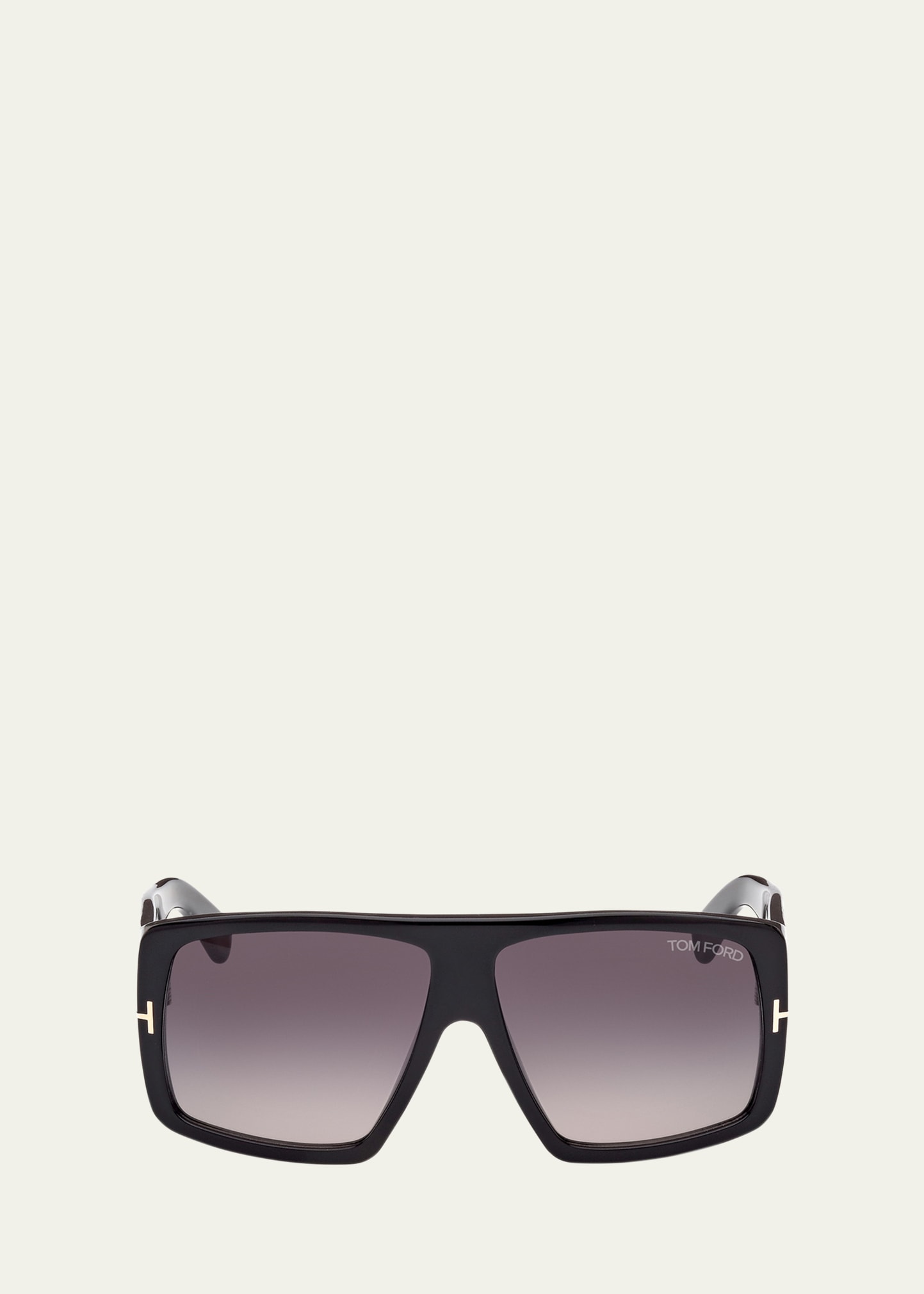 Tom Ford Gradient Logo Square Acetate Sunglasses