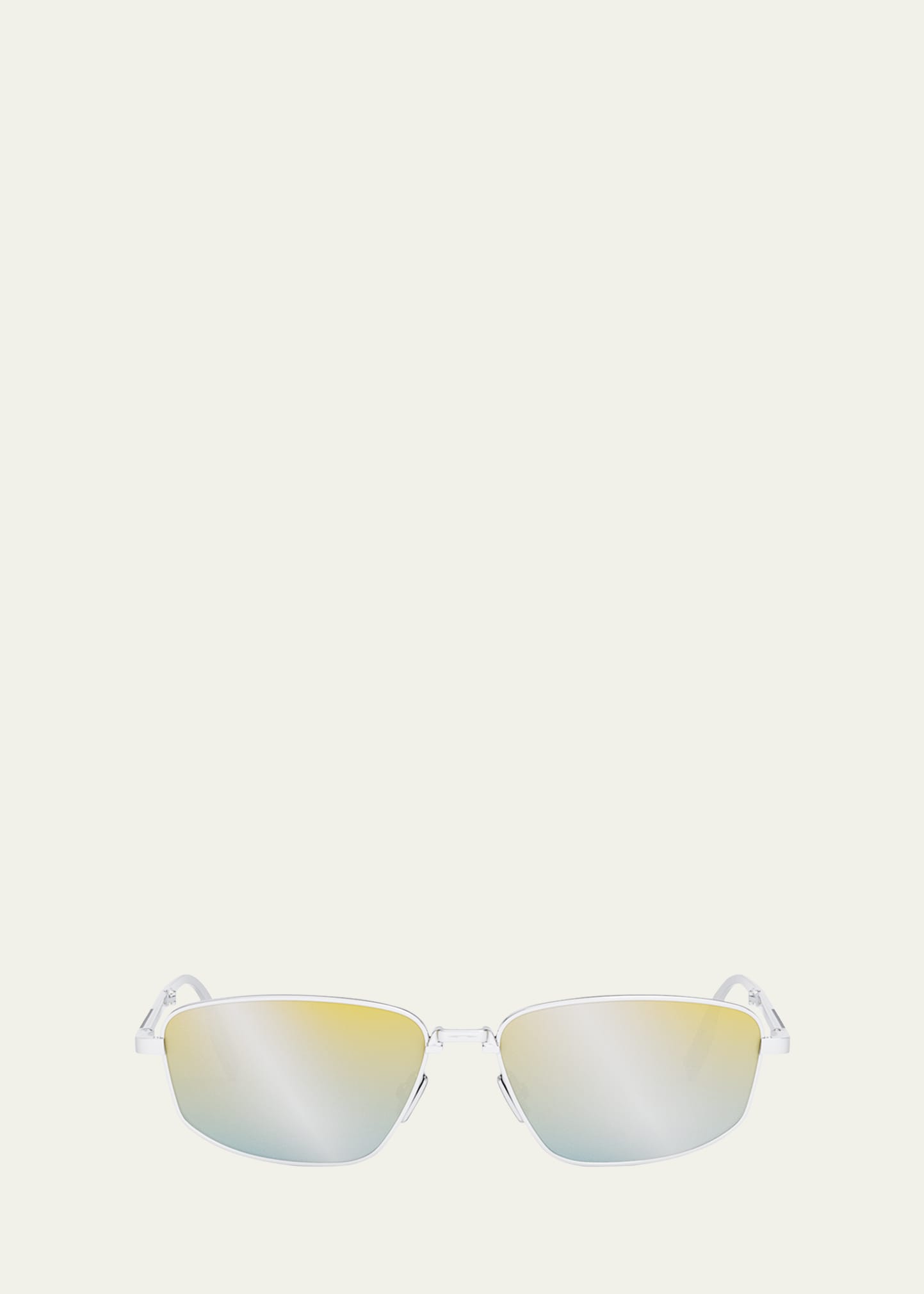 Dior 90° S1u Sunglasses In Shiny Palladium/b