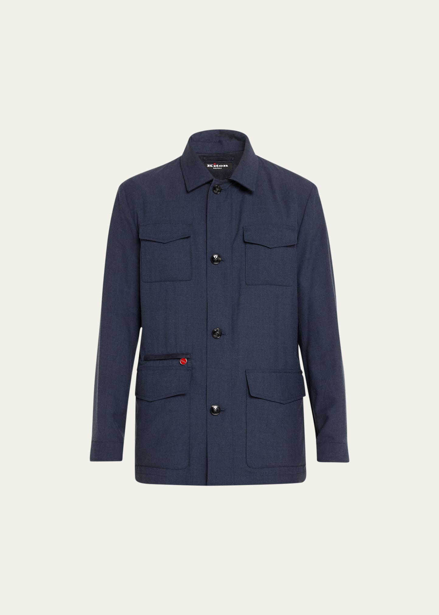 Men's Cashmere-Silk Field Jacket