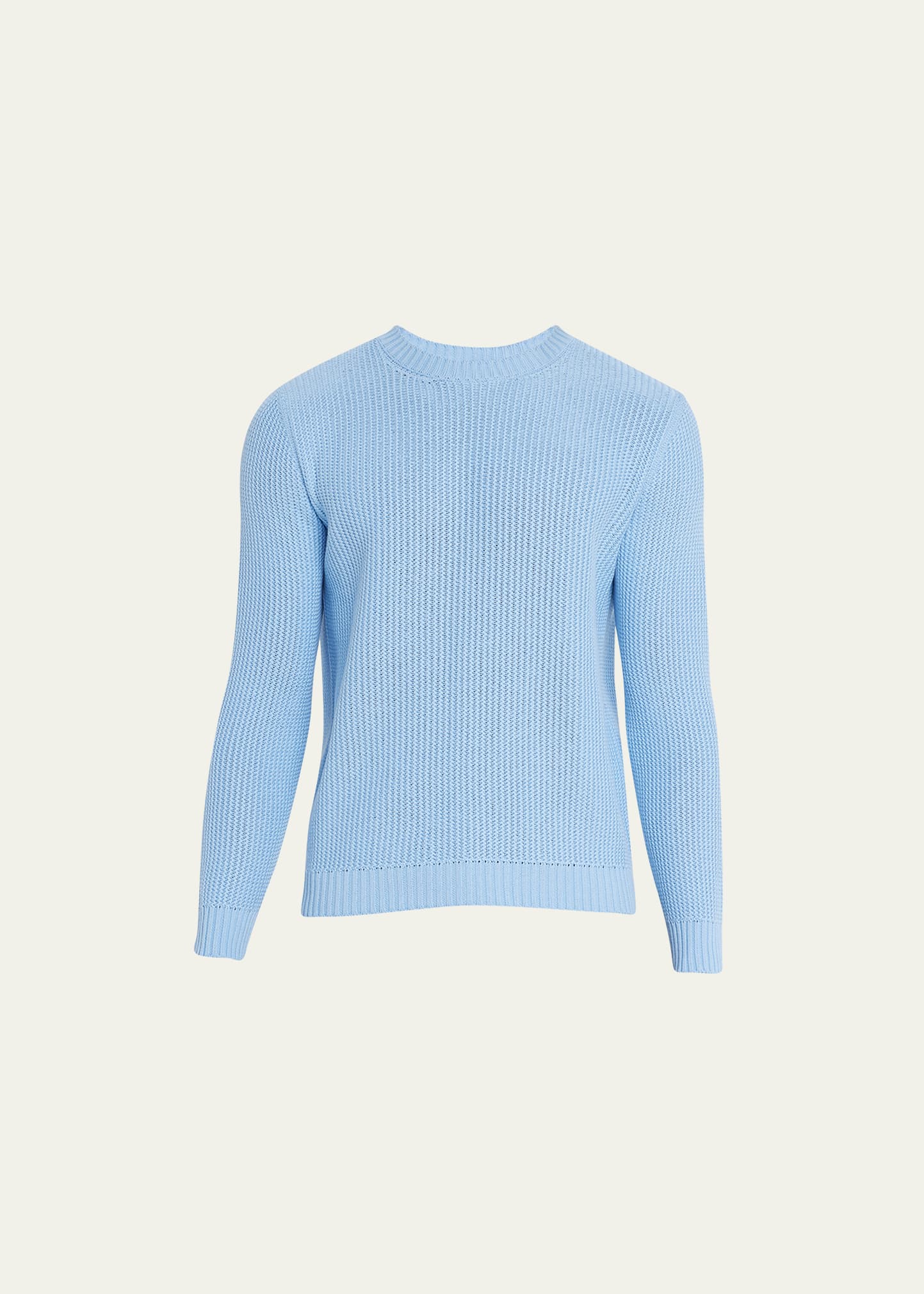 Bergdorf Goodman Men's Cotton Knit Crewneck Sweater