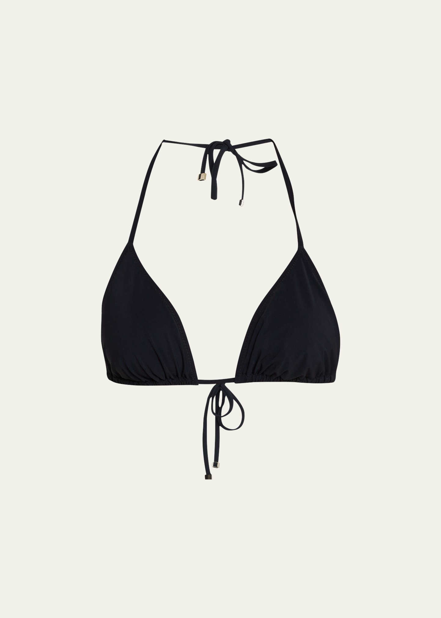 Dolce & Gabbana Triangle Bikini Top In Black