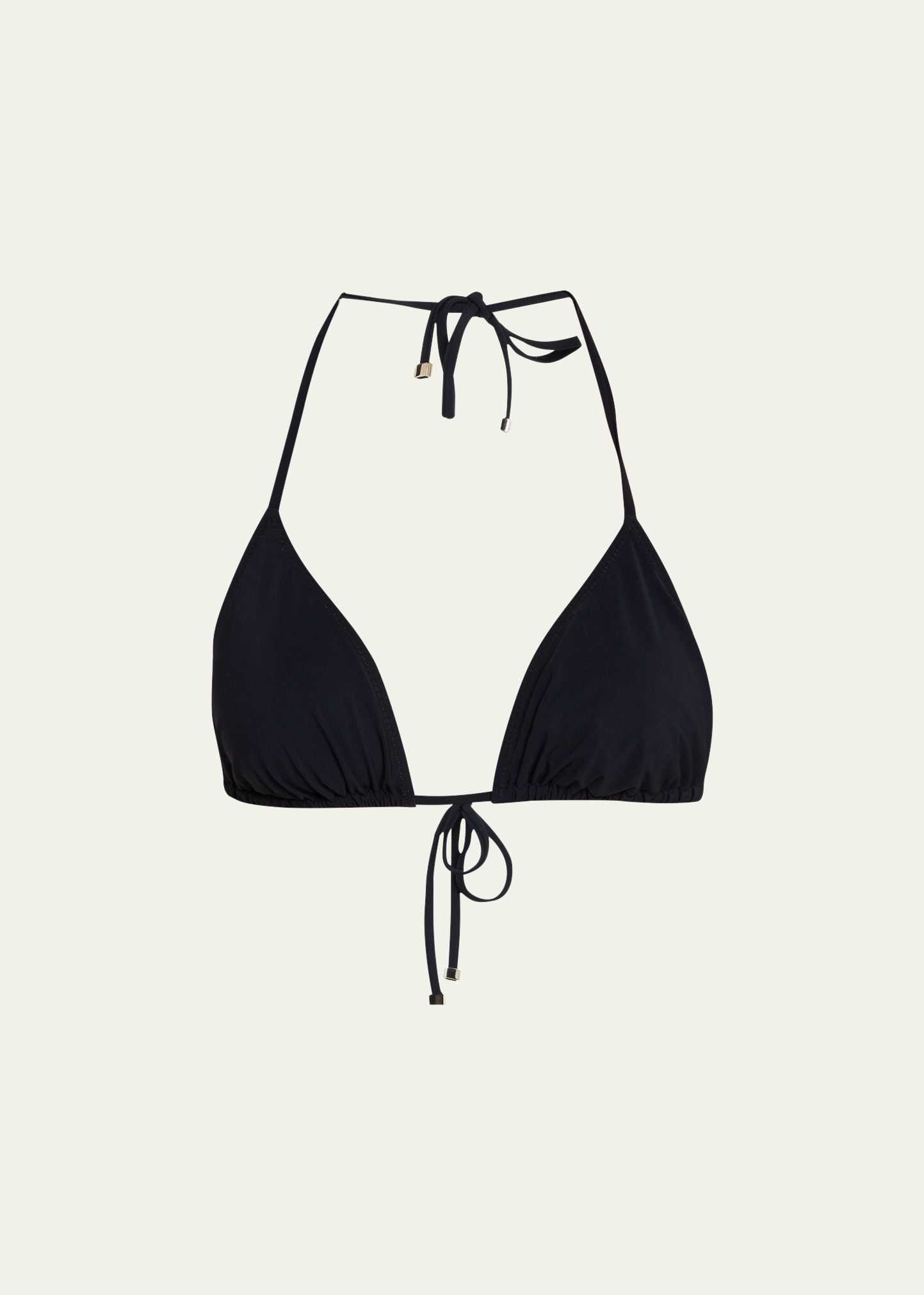 Dolce & Gabbana Triangle-cup Bikini Top In Black