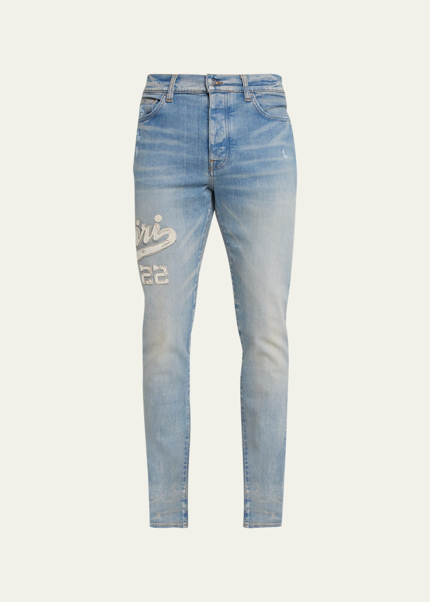 Serif Amiri Logo Jeans