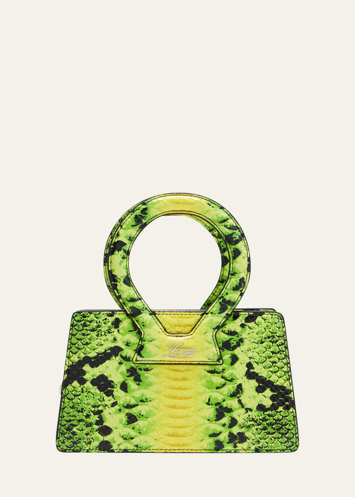 Luar "onestr" Pony Hair Sneakers In Yellowgreen