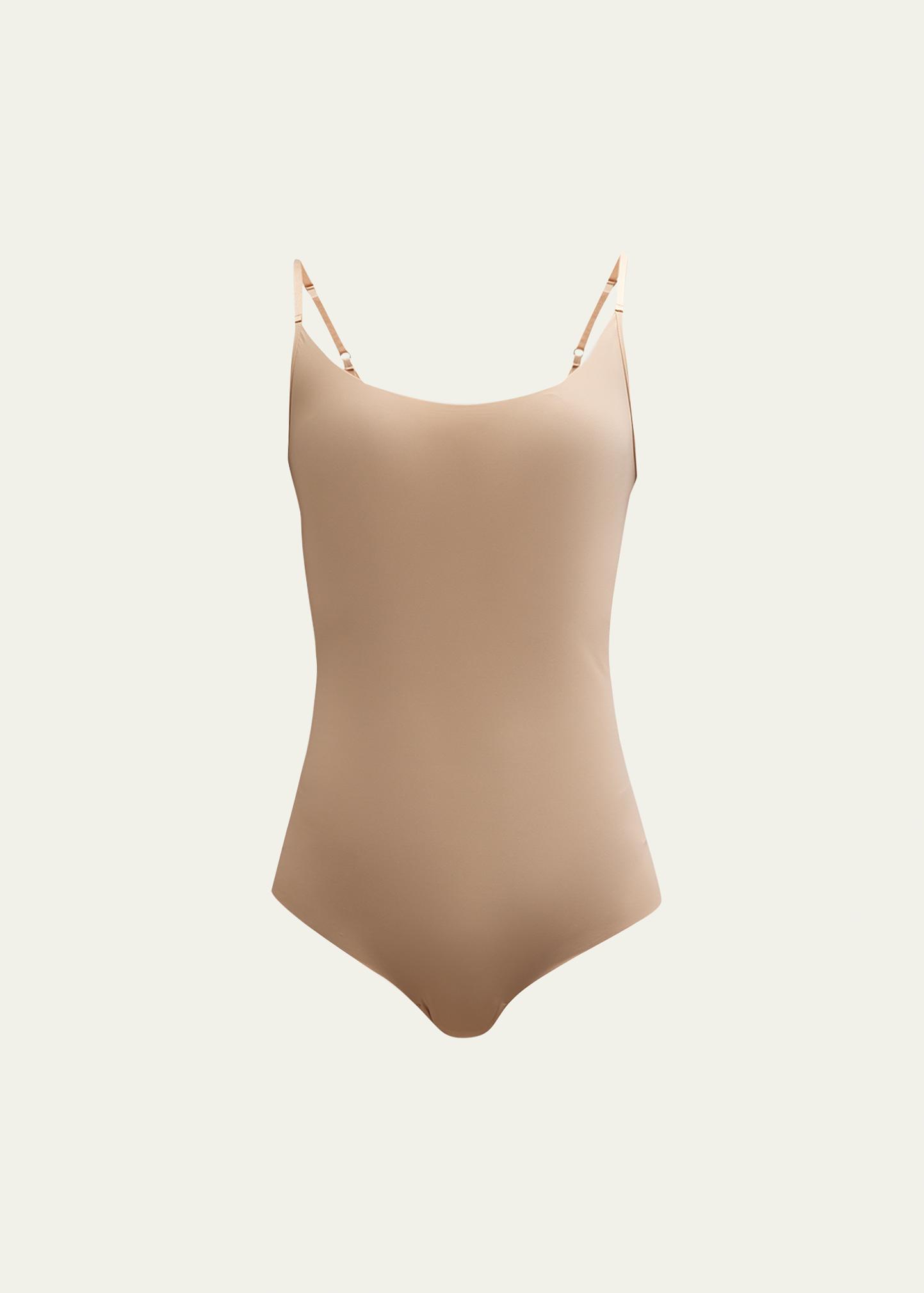 Commando Classic Cami Thong Bodysuit In Beige