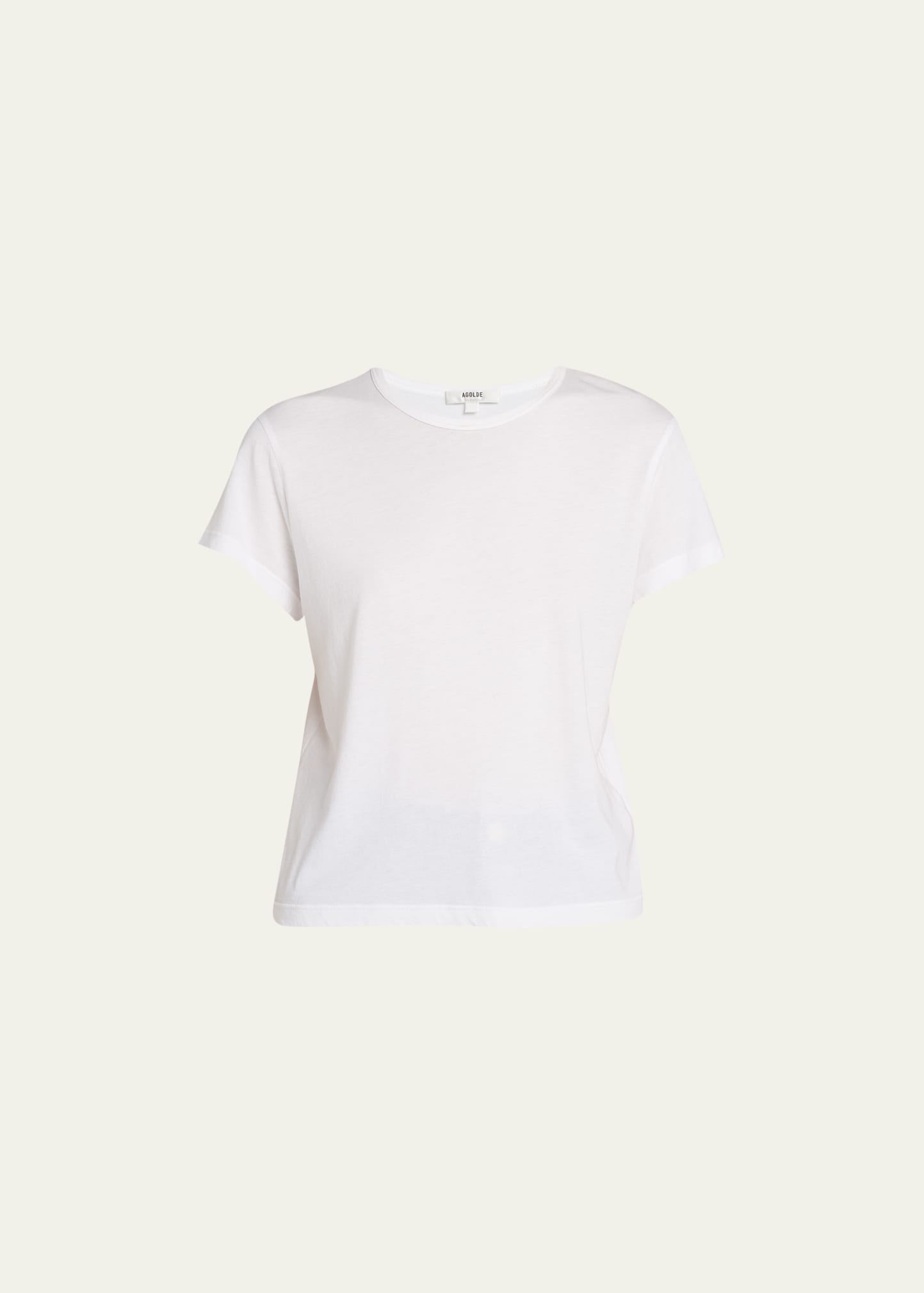 Shop Agolde Drew Tee In White