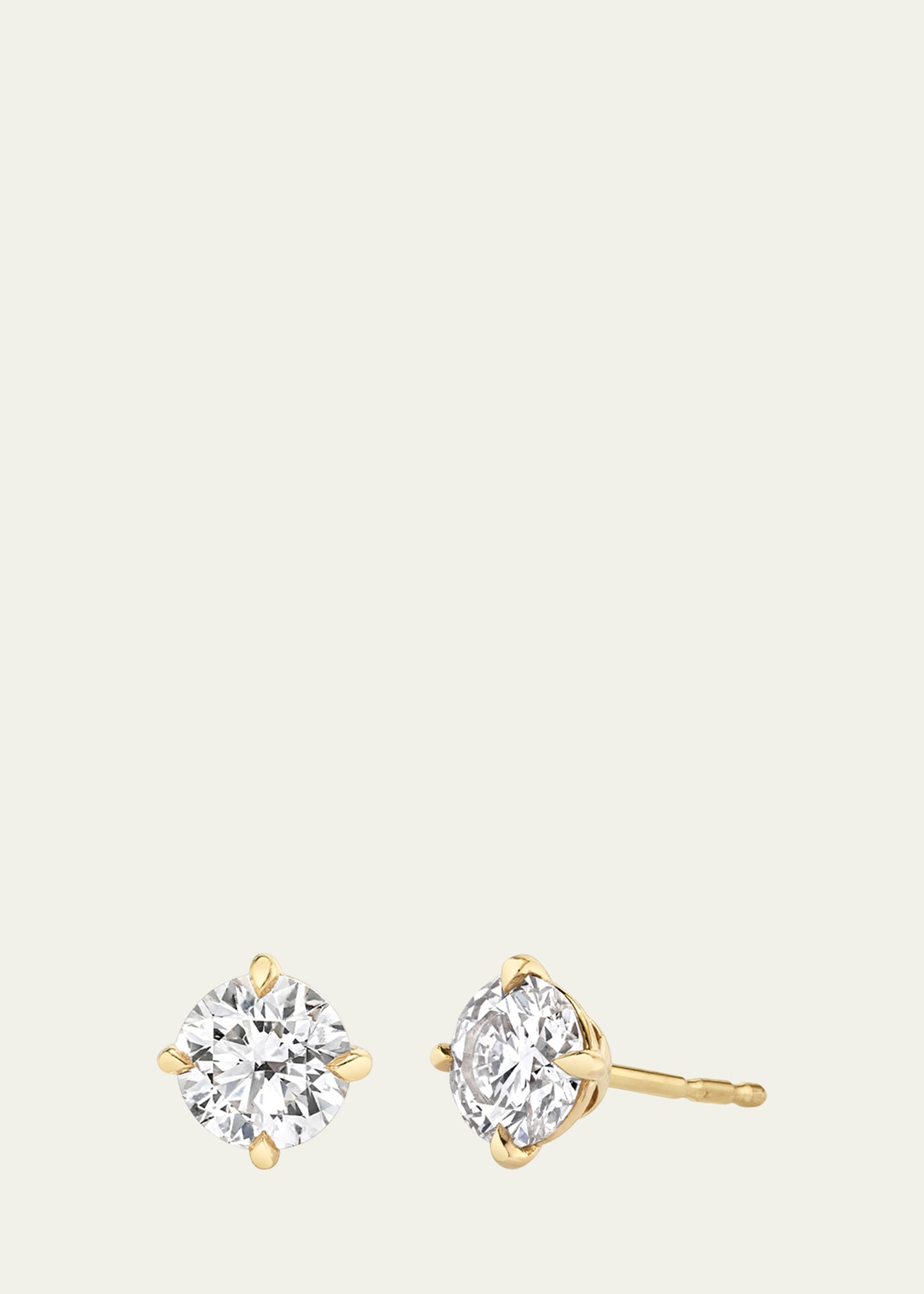 VRAI Duo Drop Earrings | 14K Yellow Gold