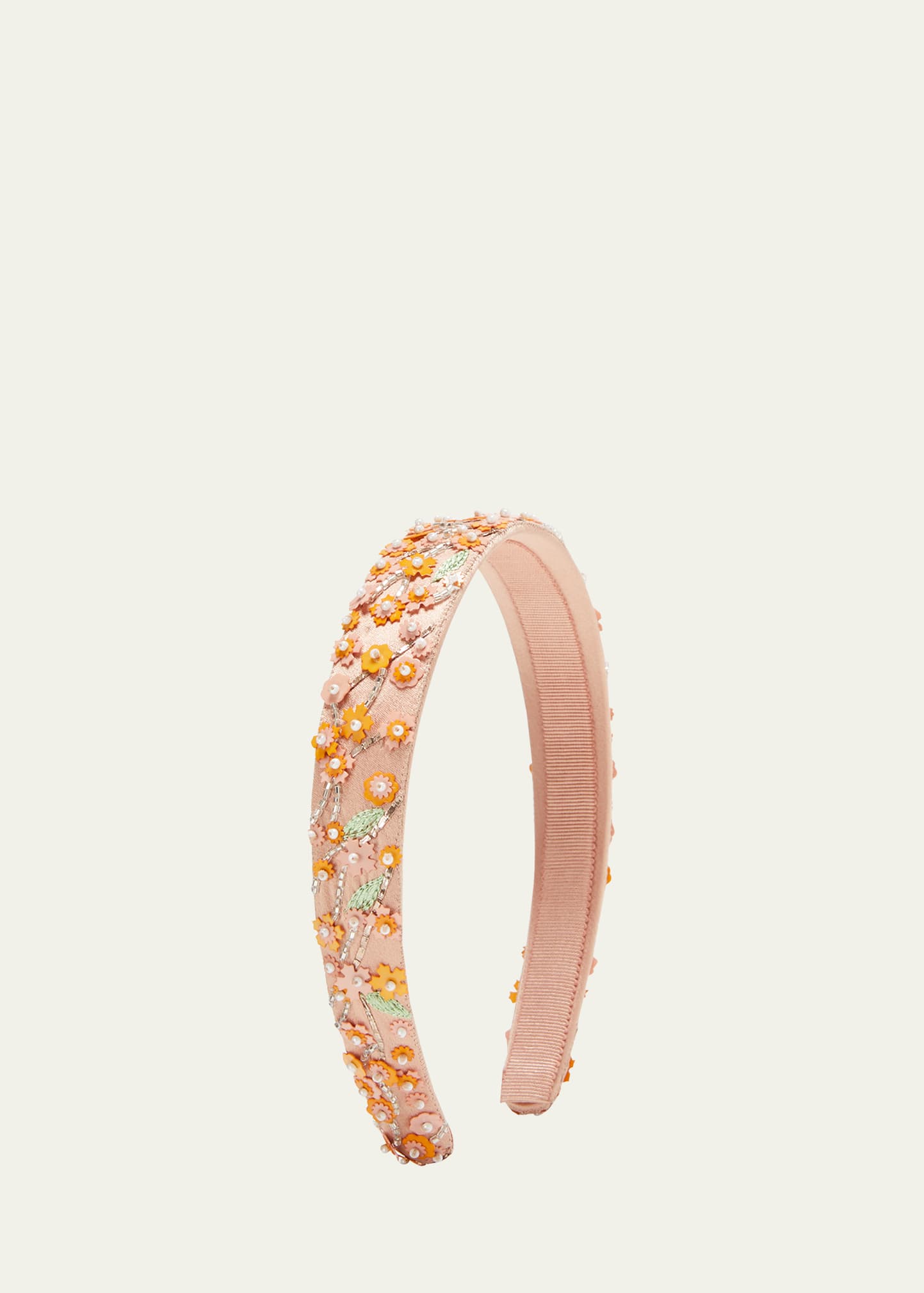 Jennifer Behr Kiera Headband In Almond
