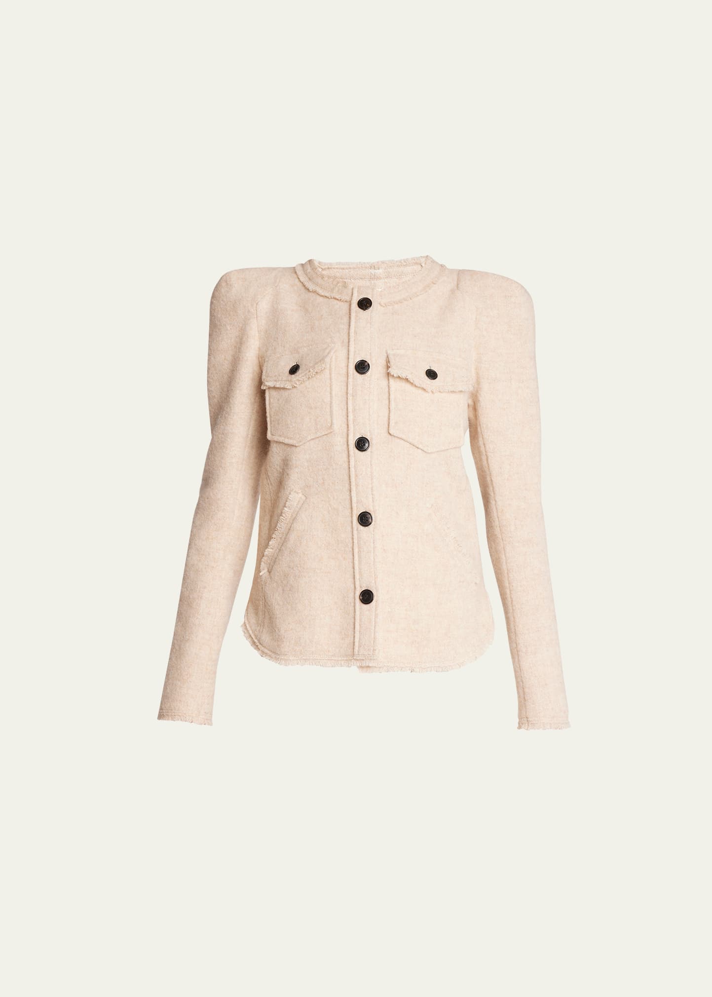 Etoile Isabel Marant Nelly Tailored Puff-Sleeve Jacket