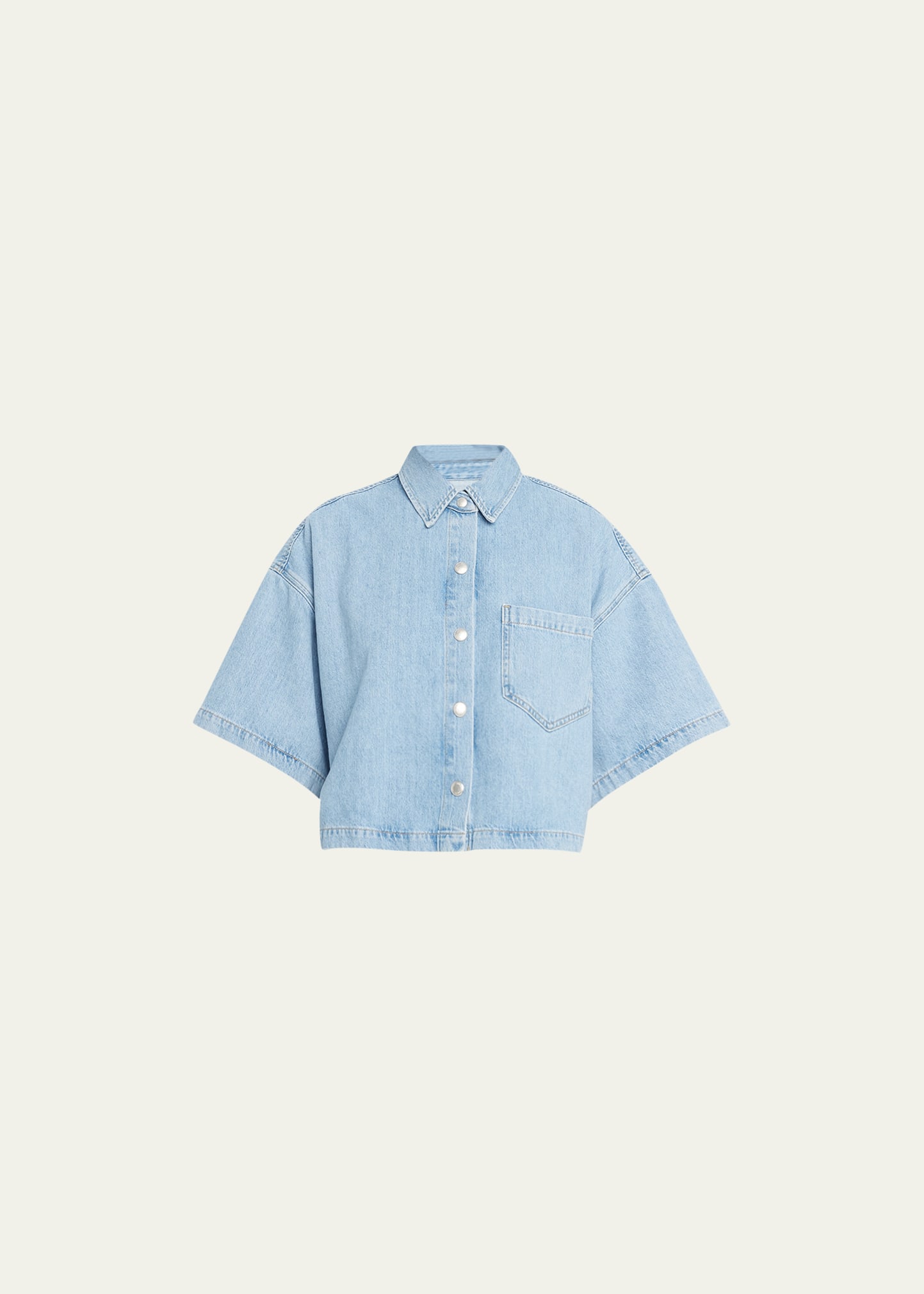 Agolde Rona Box Shirt In Tomorrow Light