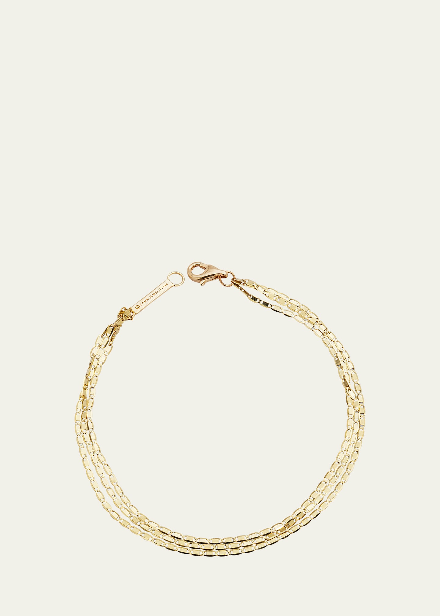 Shop Lana 14k Malibu 3-strand Bracelet In Yellow