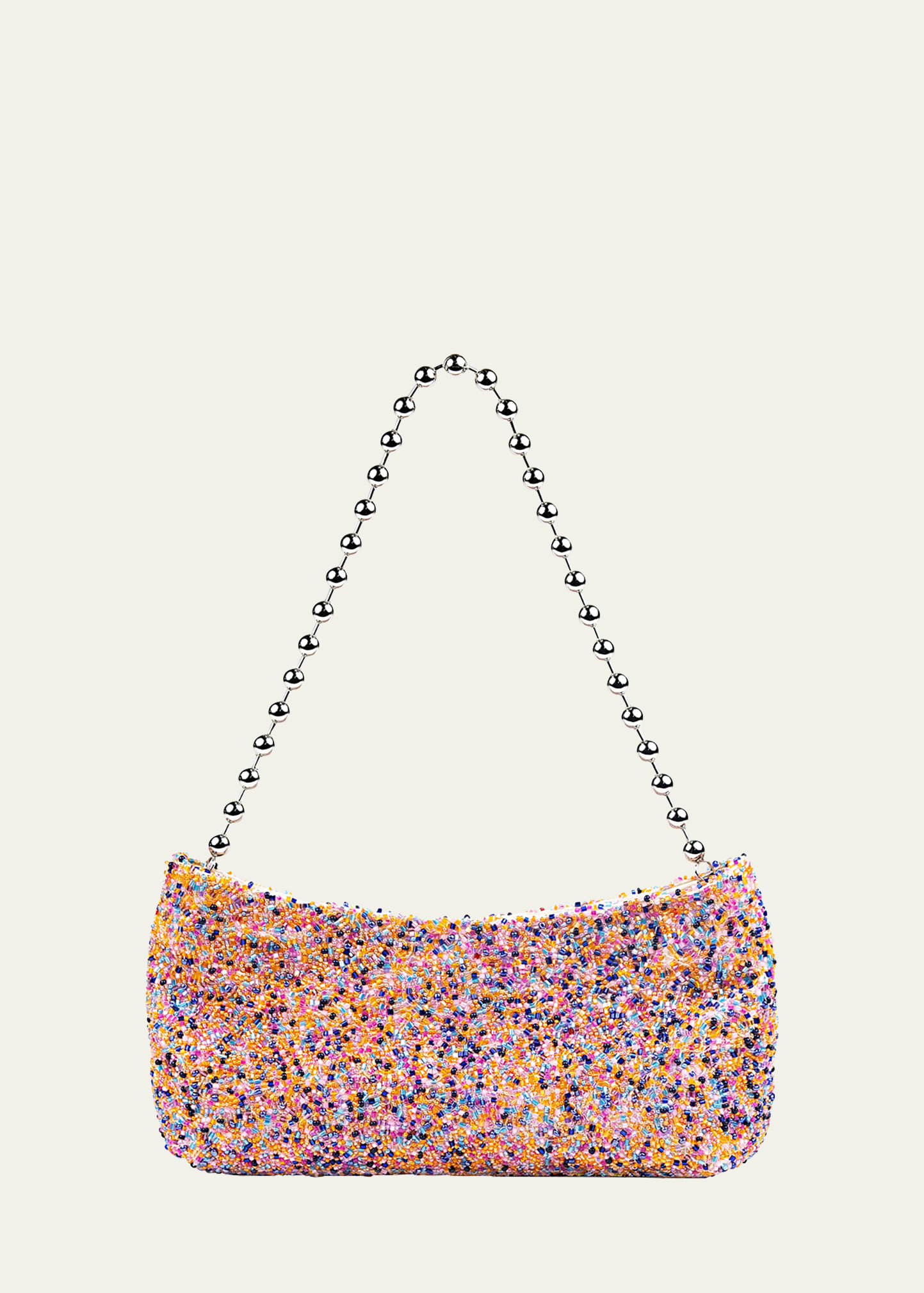Liselle Kiss Chelsea Embellished Chain Shoulder Bag In Confetti