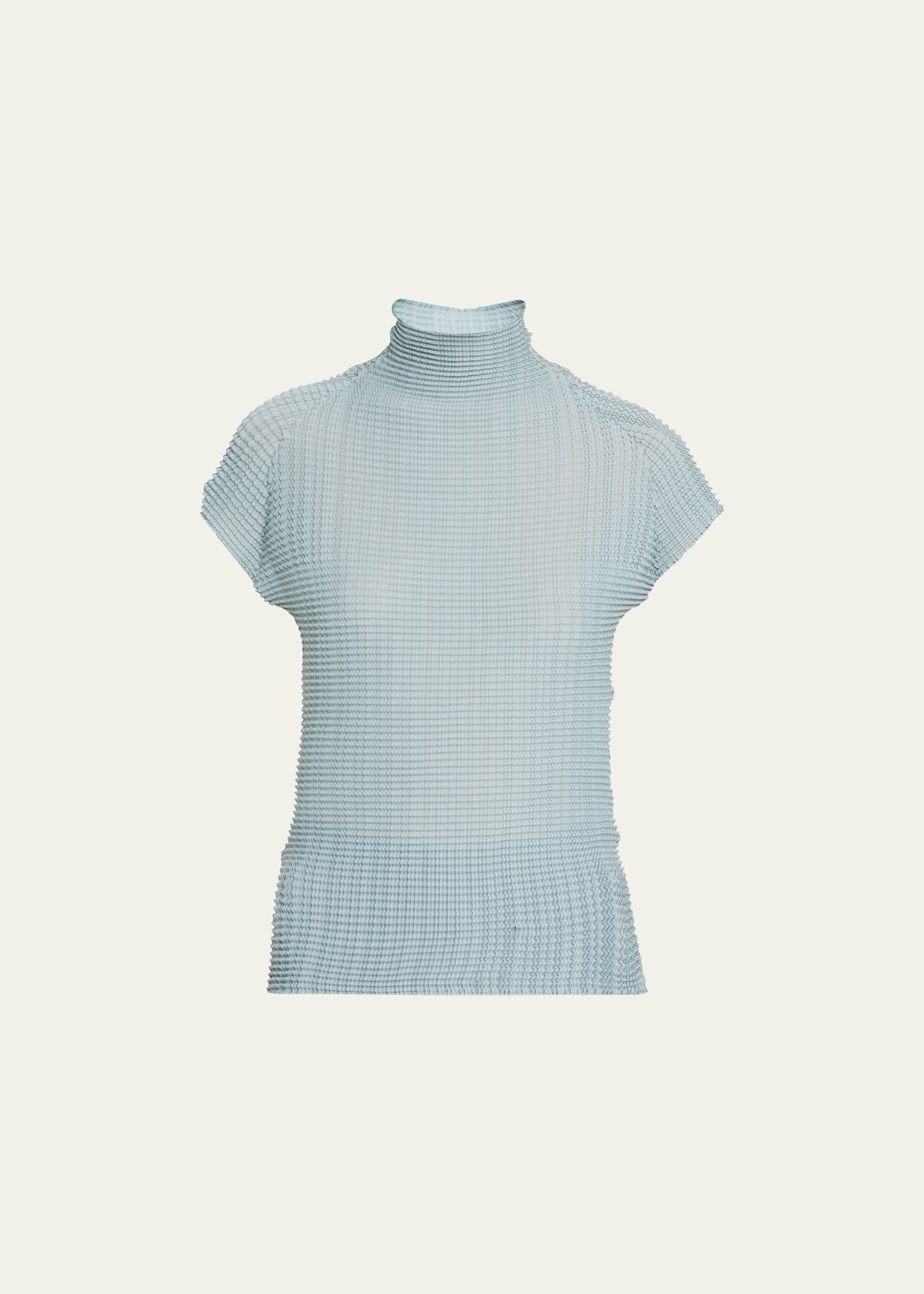 Issey Miyake Wooly Pleats-36 Shirt In Open Green | ModeSens