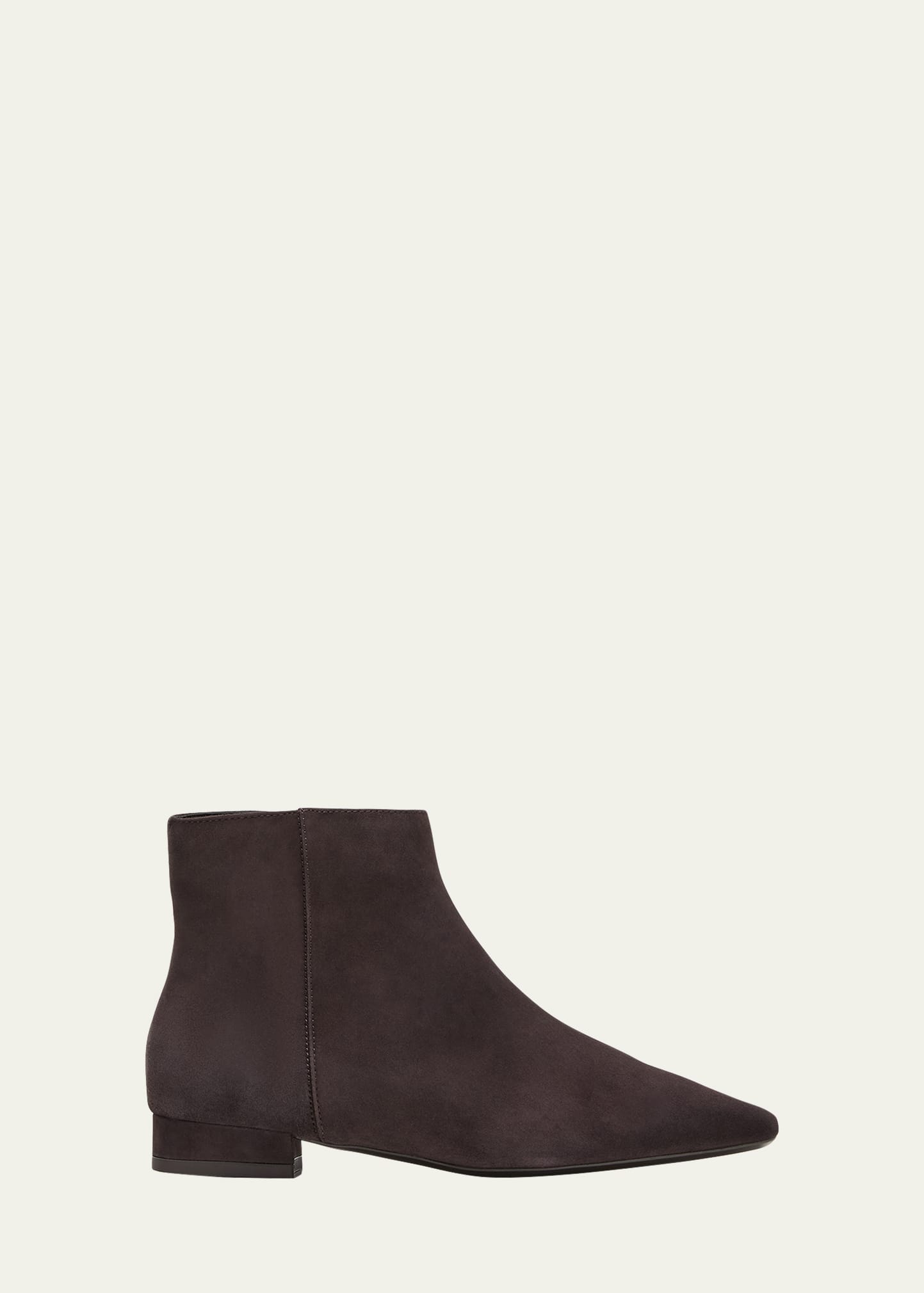 Aquatalia Prisilla Suede Ankle Booties In Truffle