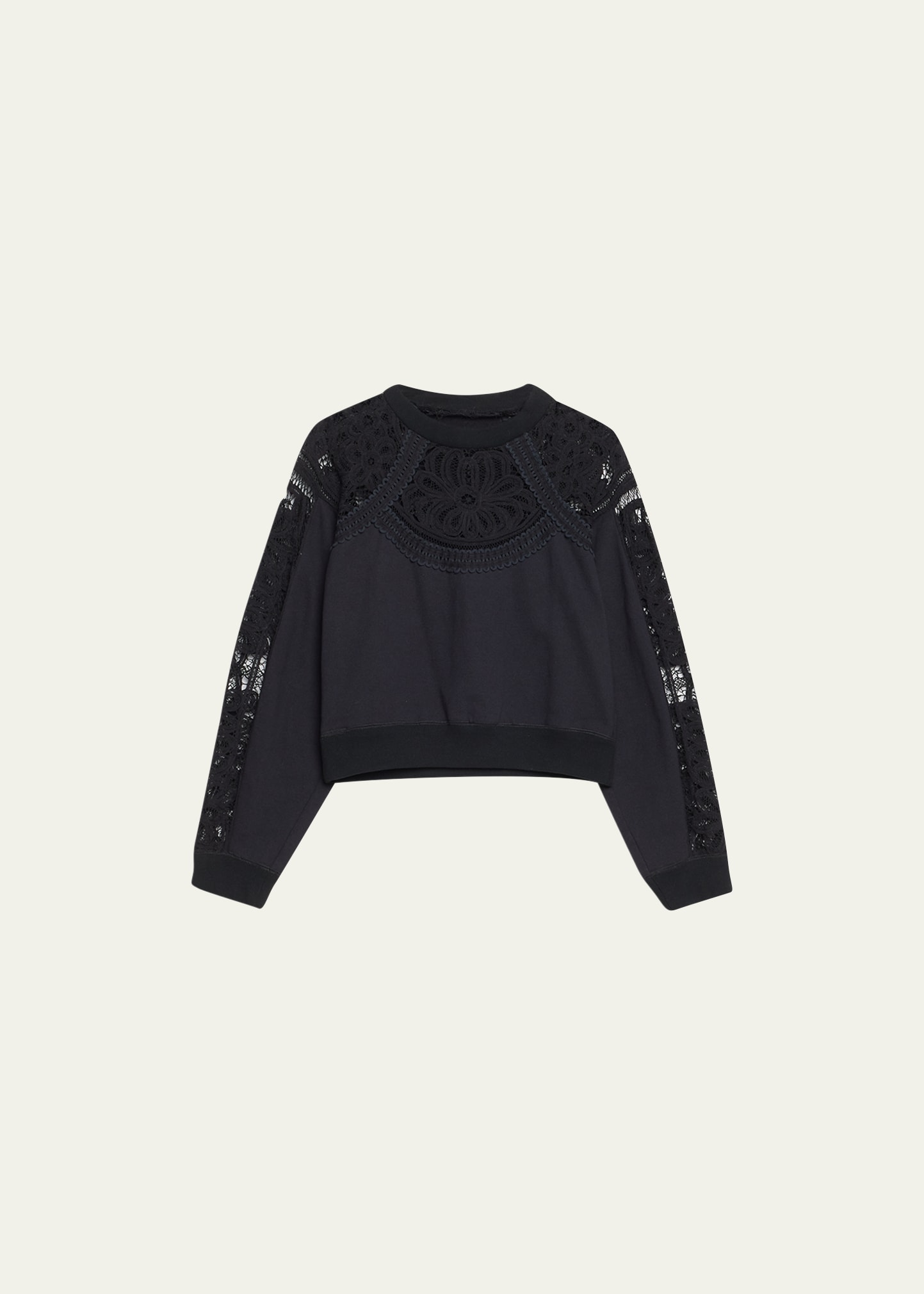 Branca Long-Sleeve Combo Sweatshirt