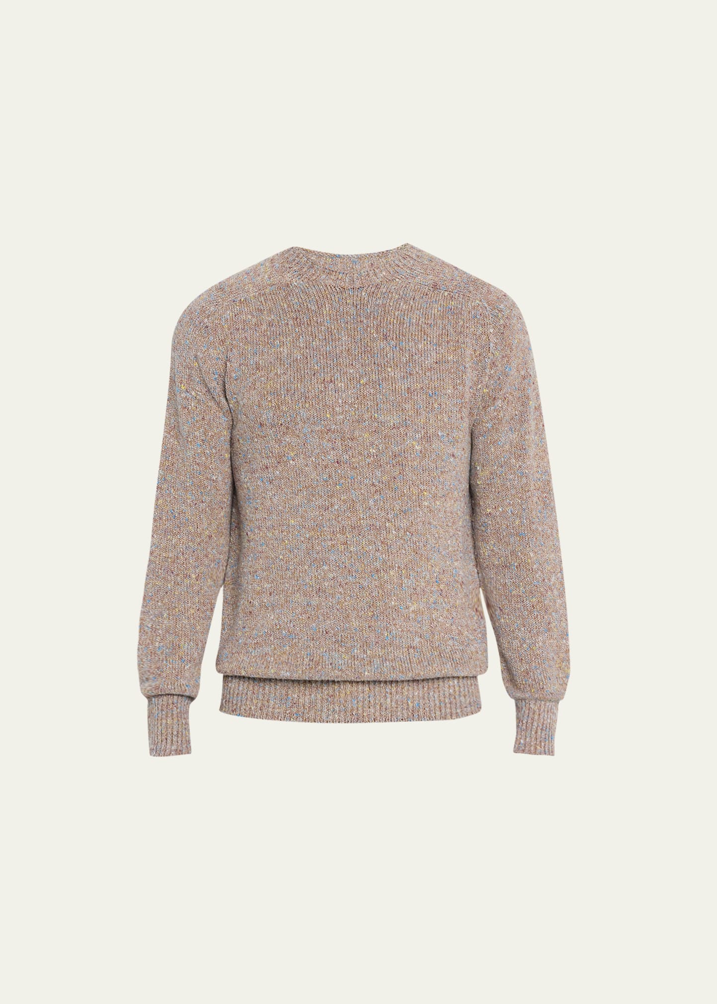 Howlin' Men's Marled Crew Sweater In Camel Mix