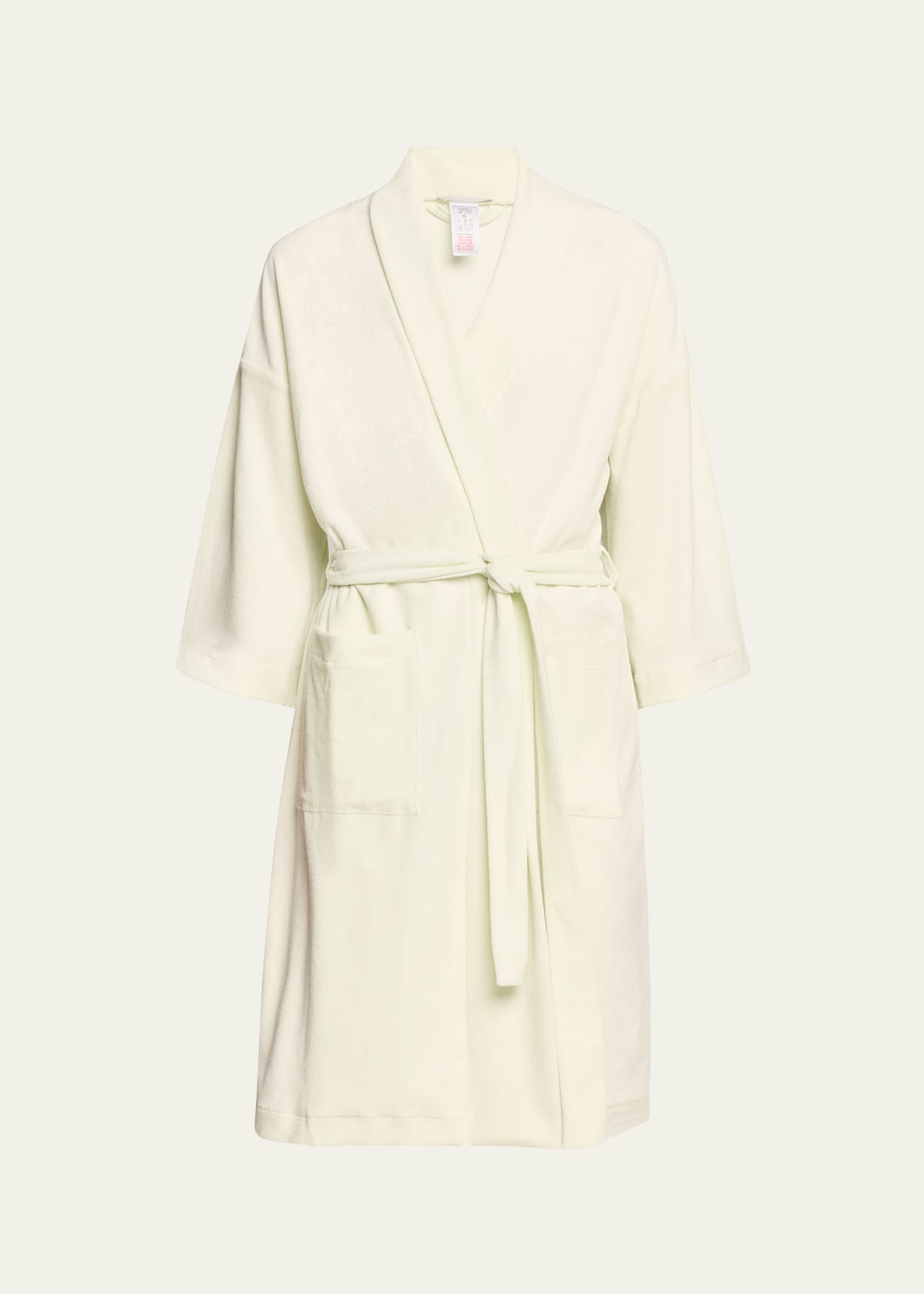 3/4-Sleeve Cotton Robe