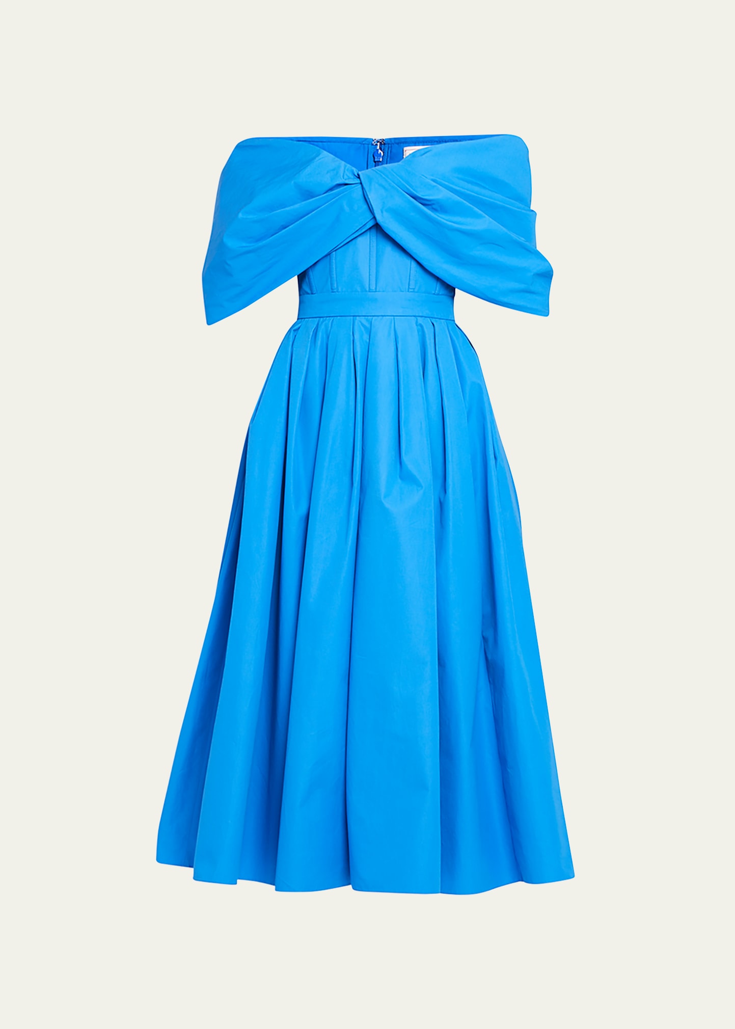 Alexander McQueen Blue Cotton Casual Dress