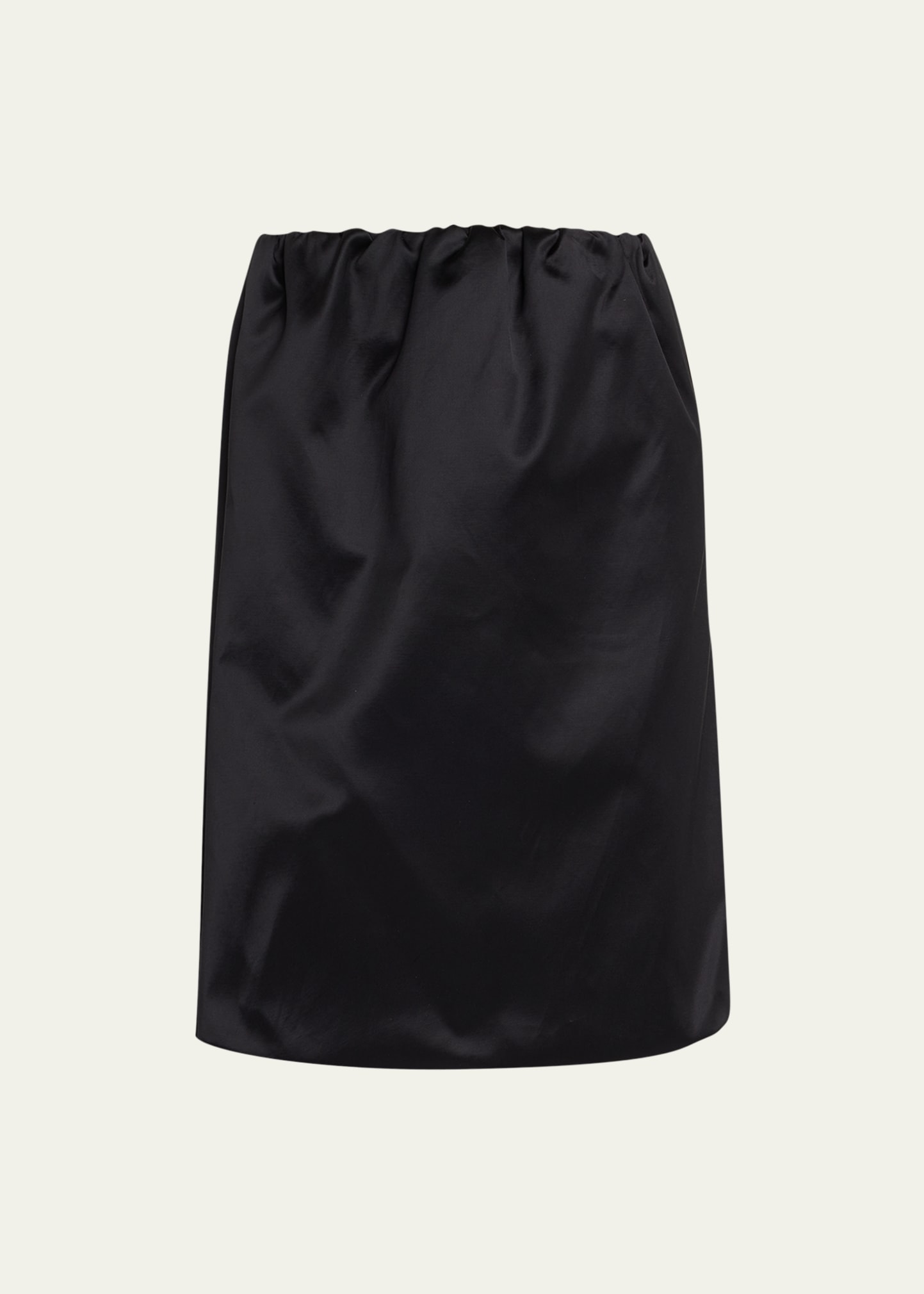 Khaite Raya Bubble-hem Skirt In Black | ModeSens