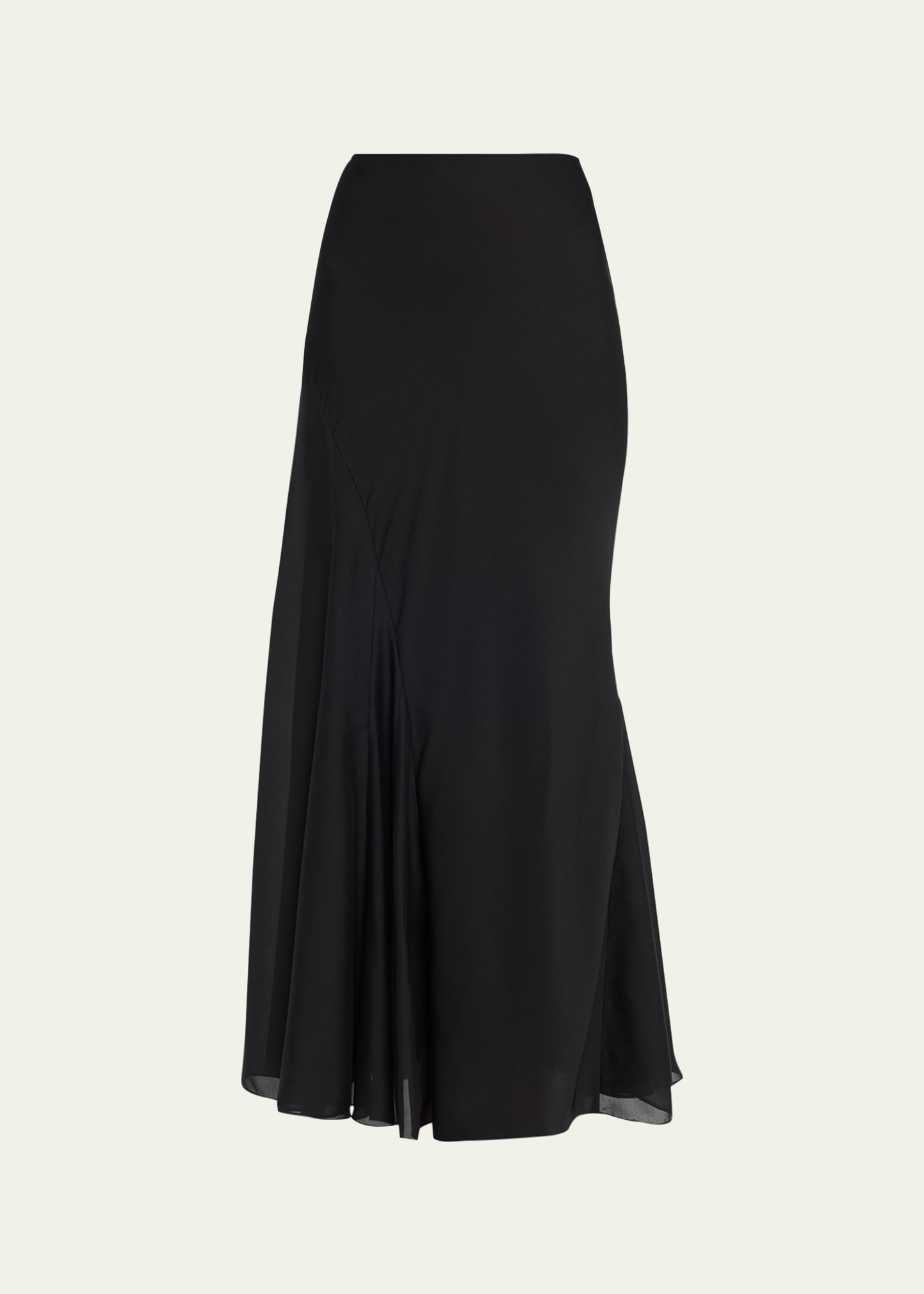 Tove Cate Silk Maxi Skirt In Black