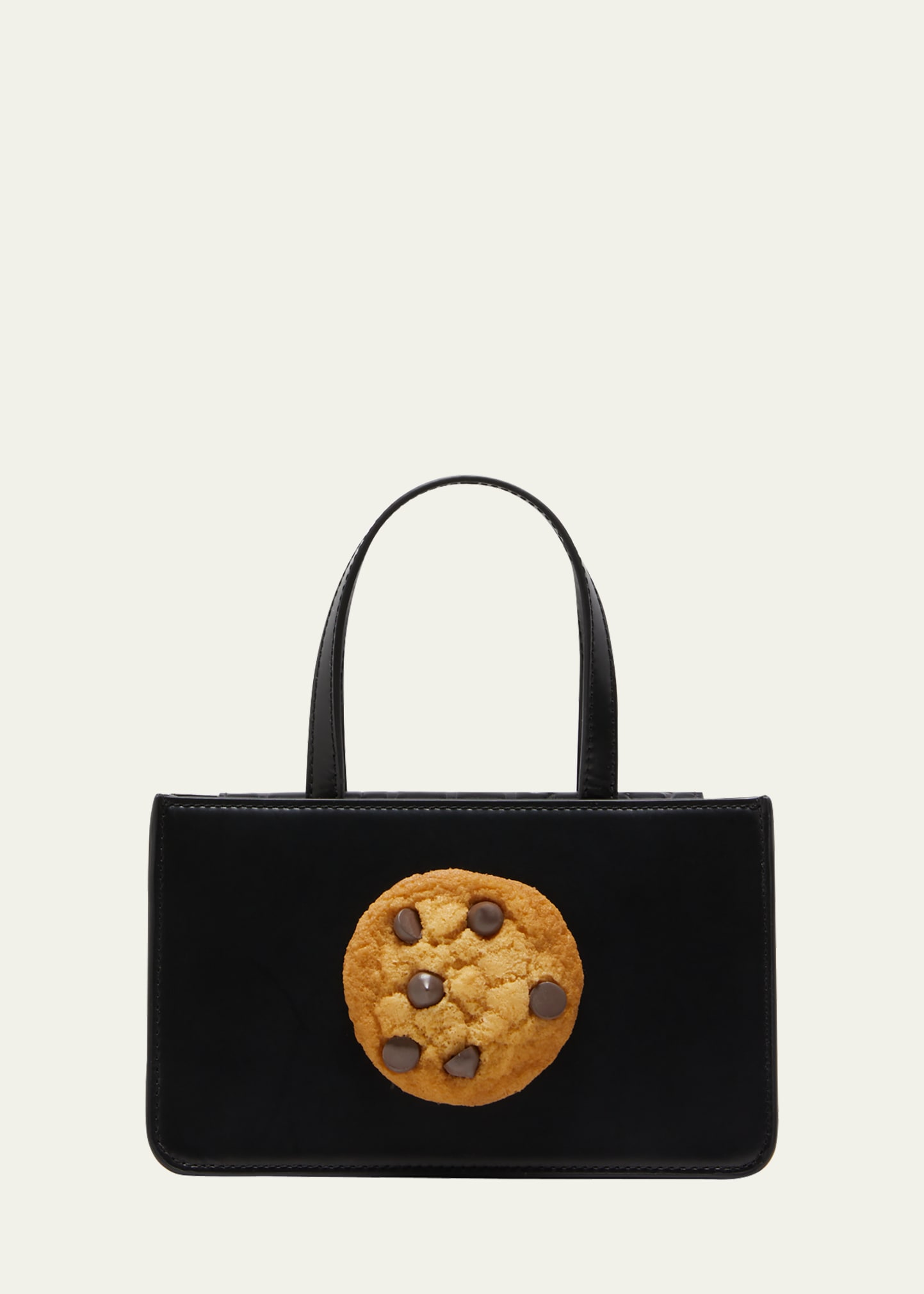 Small Cookie Leather Top-Handle Bag