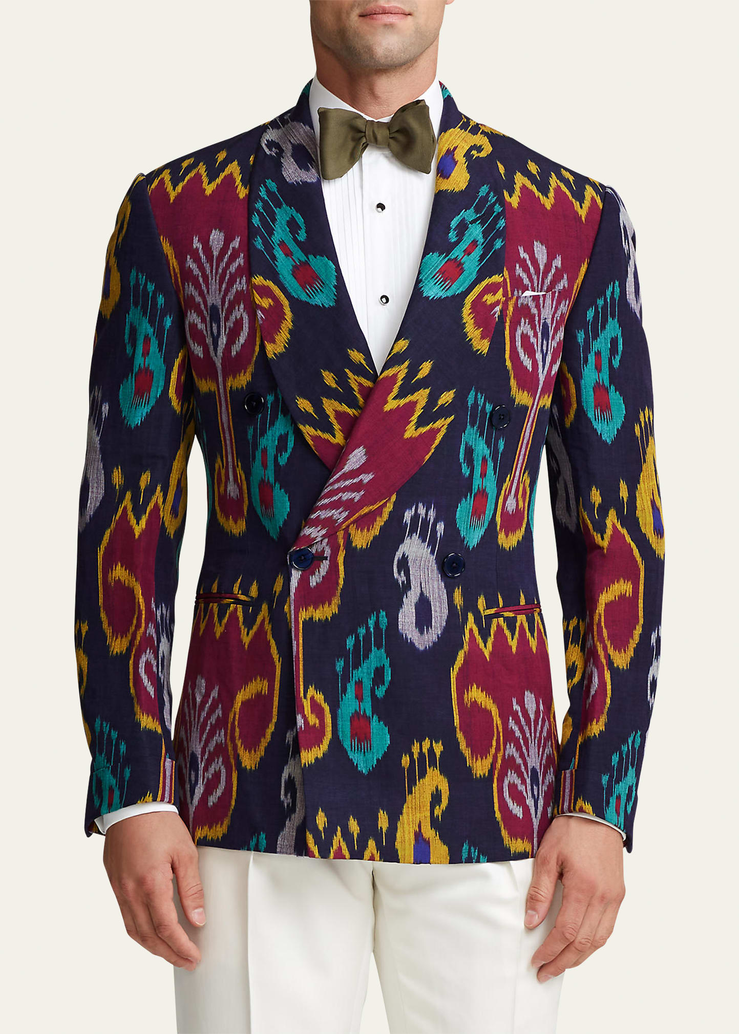 Men's Kent Jahmar Ikat Shawl Dinner Jacket