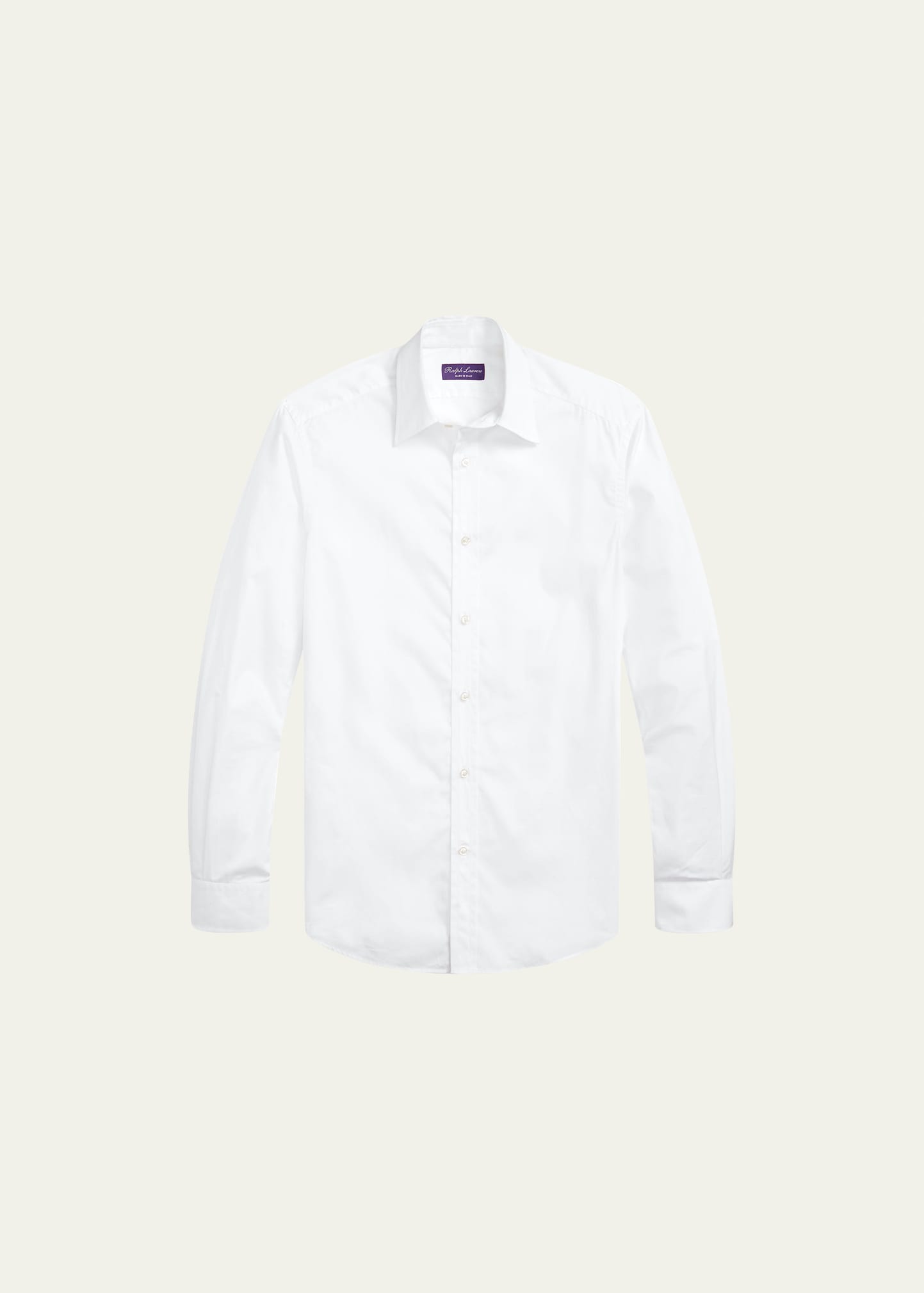 Ralph Lauren Cotton Poplin Button-up Shirt In White