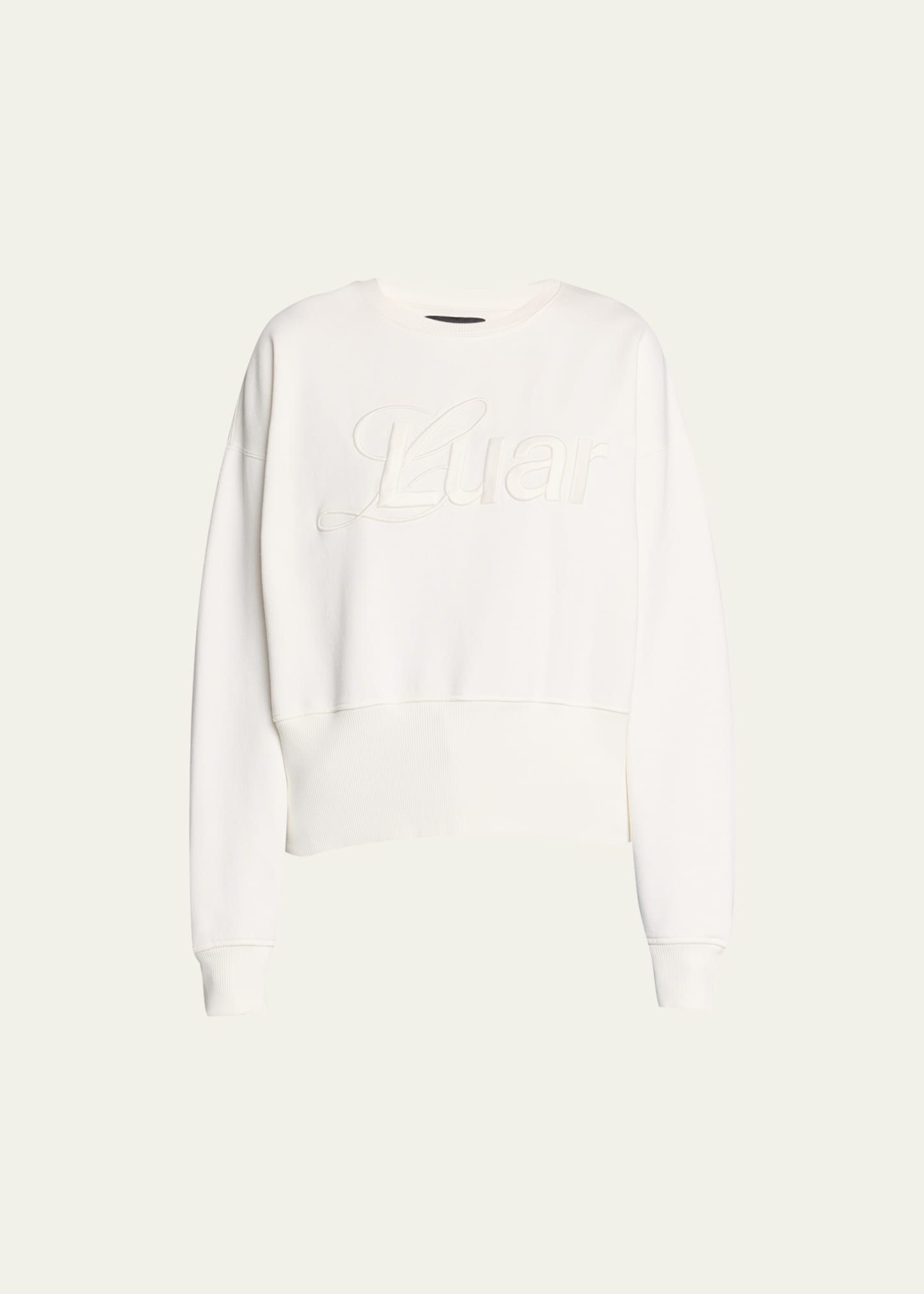 Embossed Logo Pullover