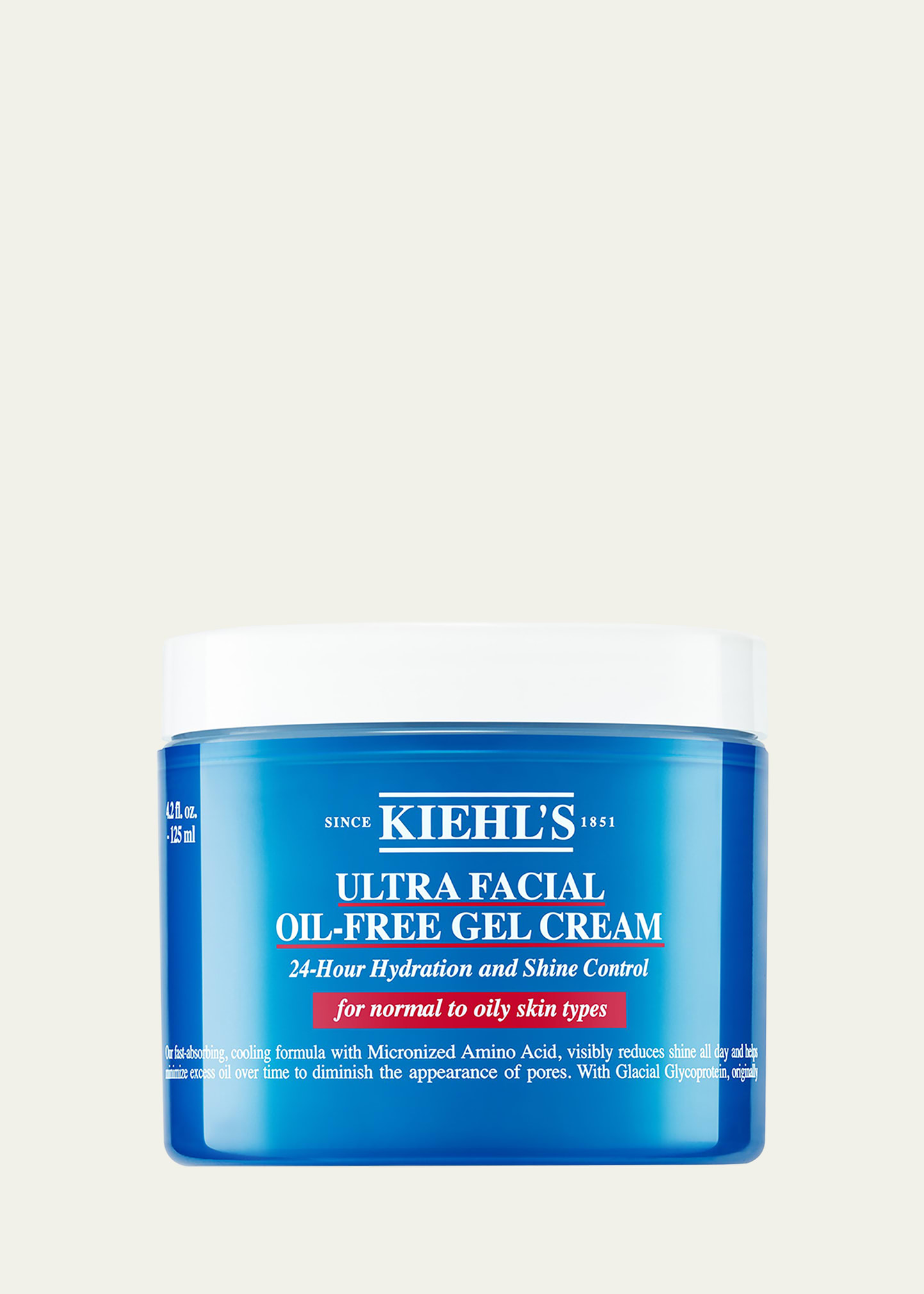 Kiehl's Since 1851 Ultra Facial Oil-free Gel Cream, 4.2 Oz.