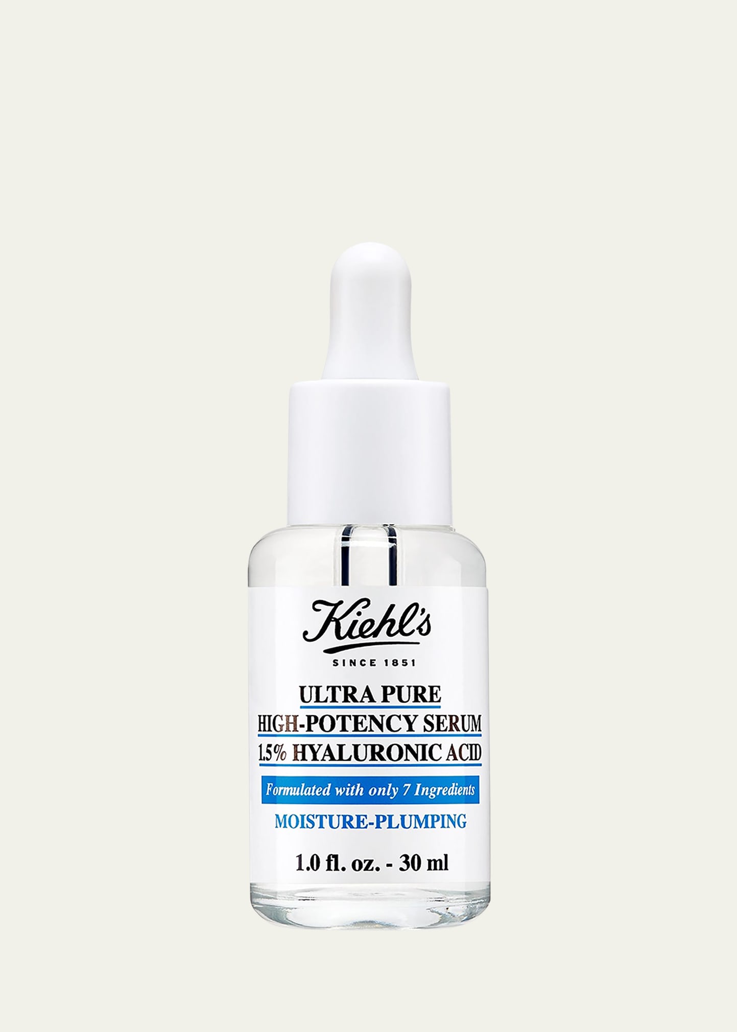 Kiehl's Since 1851 Ultra Pure High-potency 1.5% Hyaluronic Acid Serum, 1 Oz.