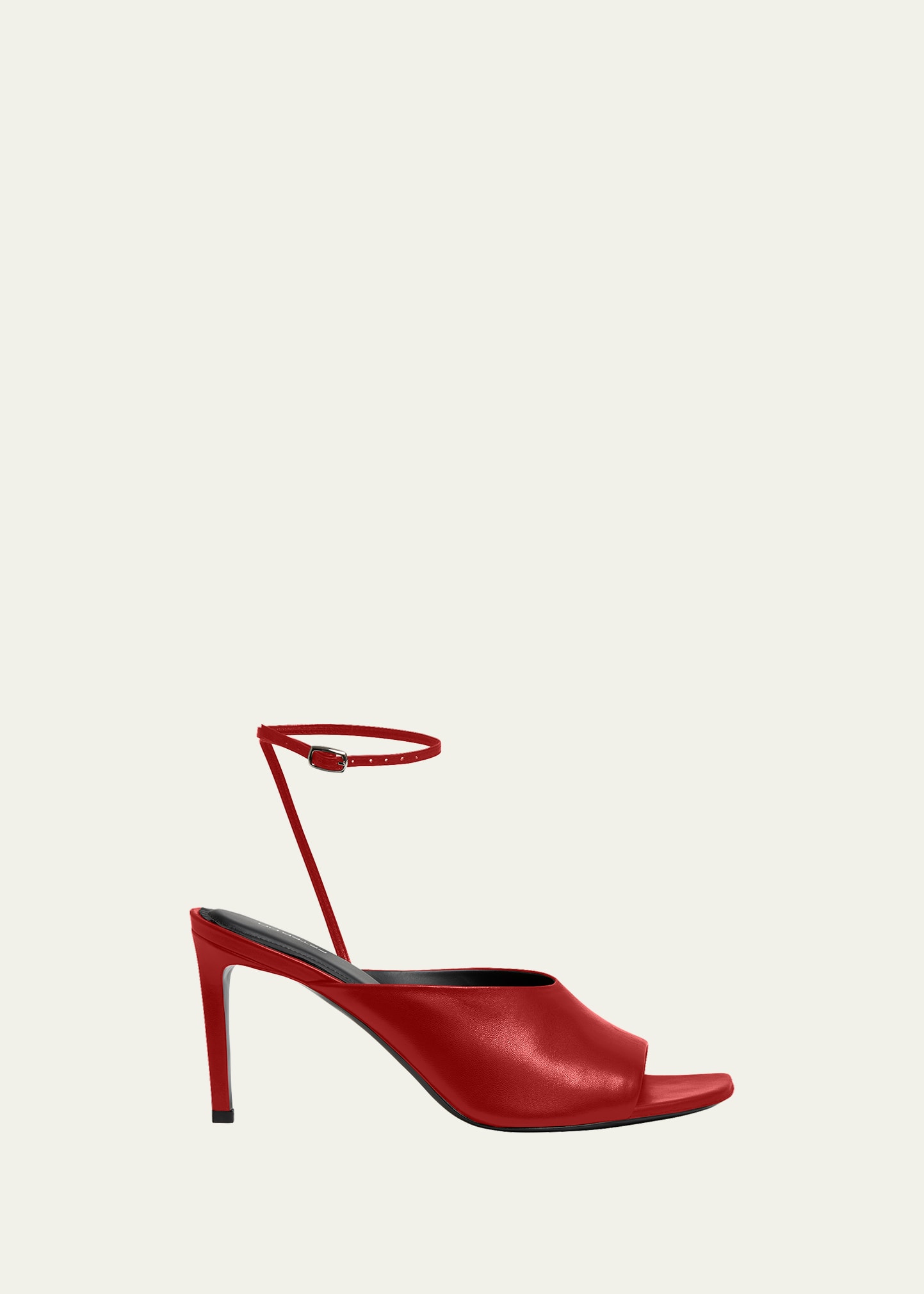 Peter Do Napa Ankle-strap Mule Sandals In Le046 Red