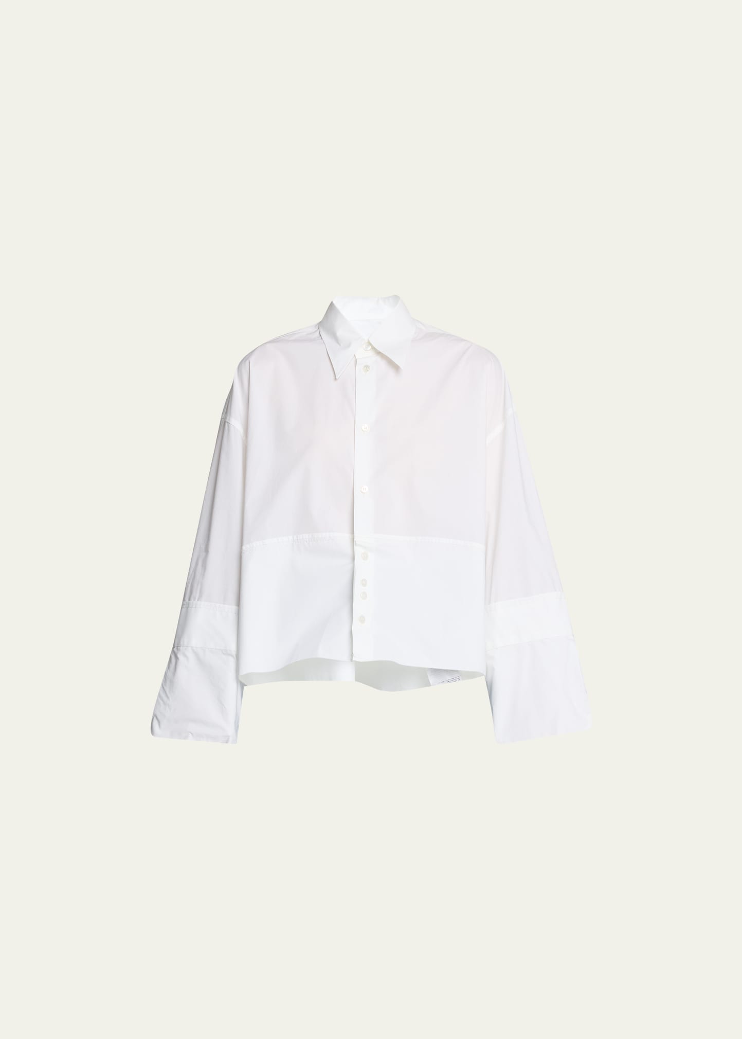 Button-Front Long Sleeve Shirt