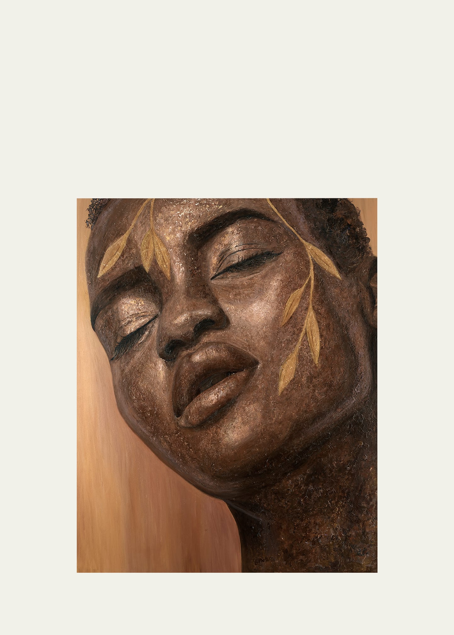 Contemporary Art Projects Usa Grace Original Painting In Gold