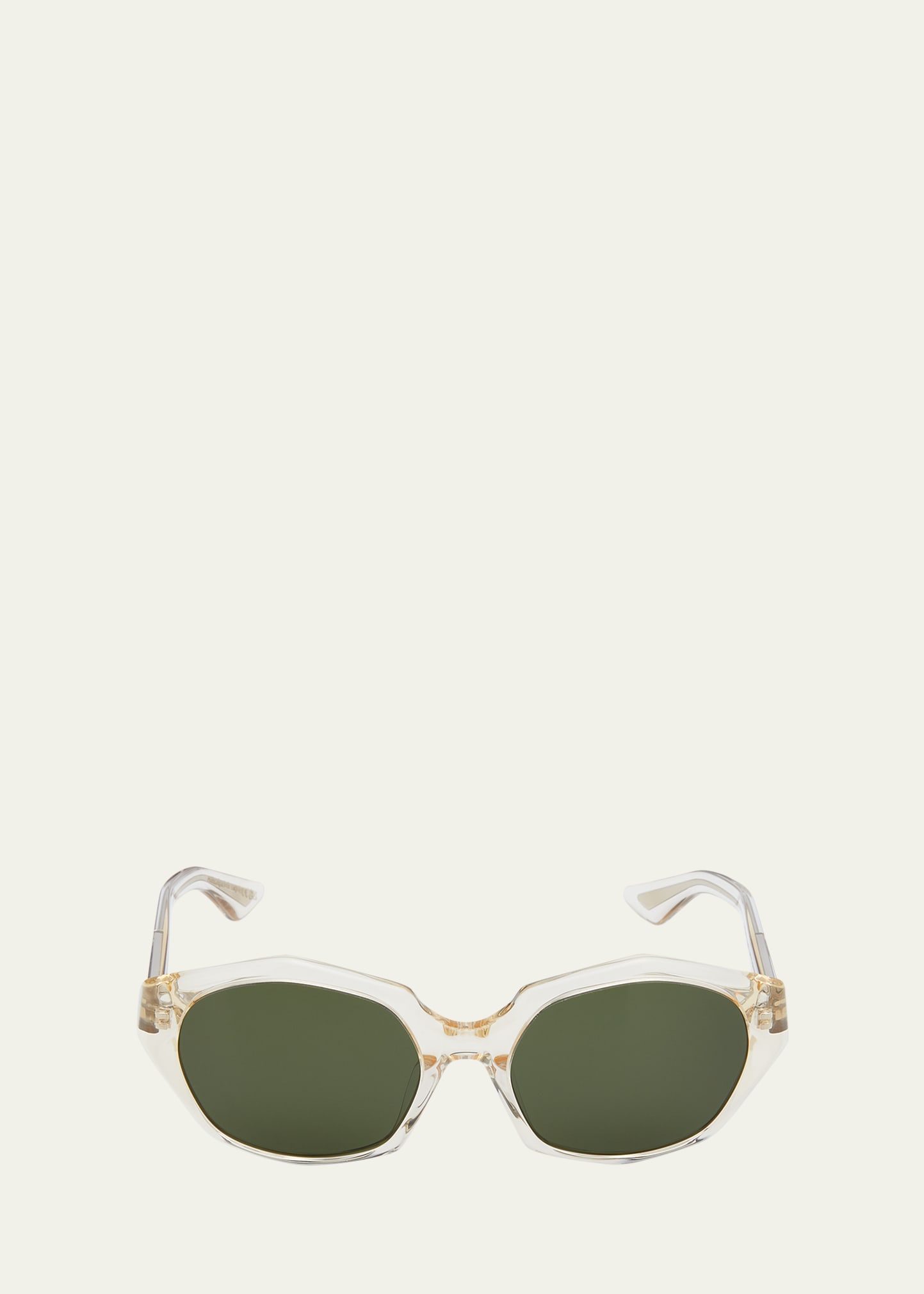 Khaite X Oliver Peoples Women's Oliver Peoples 1971c 57mm Asymmetric Sunglasses In Dark Green