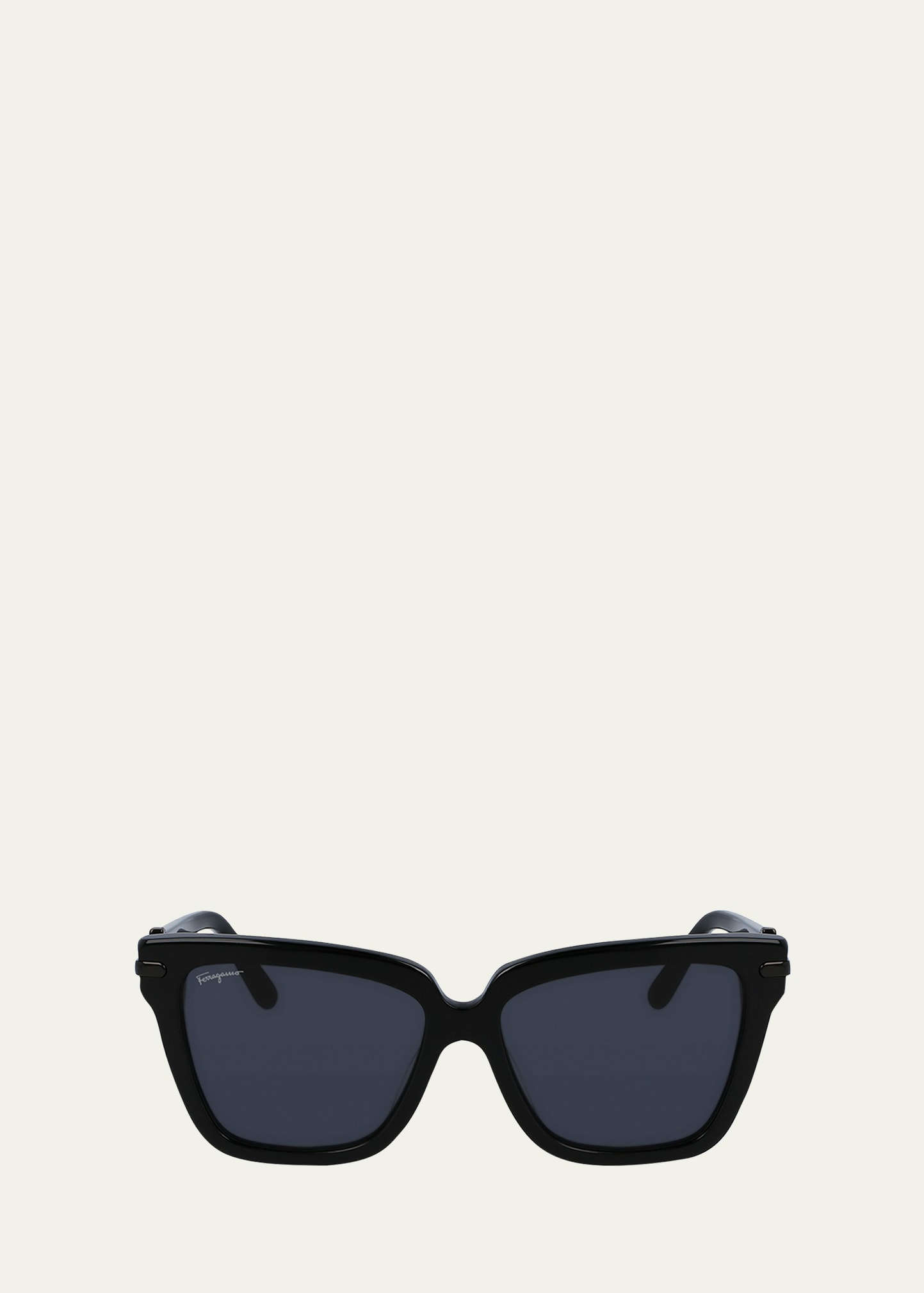 Gancini Square Acetate Sunglasses