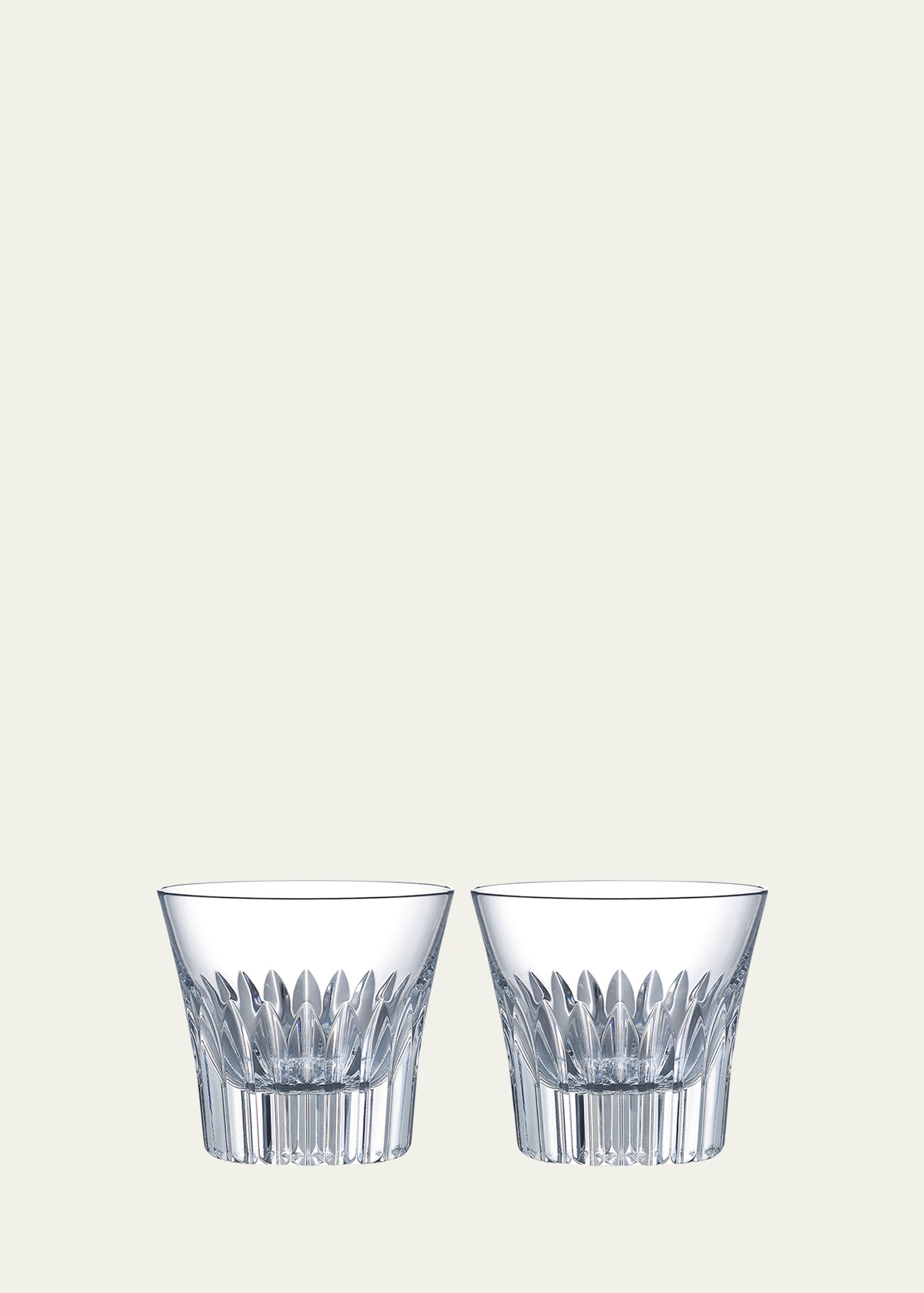 Baccarat Everyday Crysta Old-fashioned Tumblers, Set Of 2 In Clear