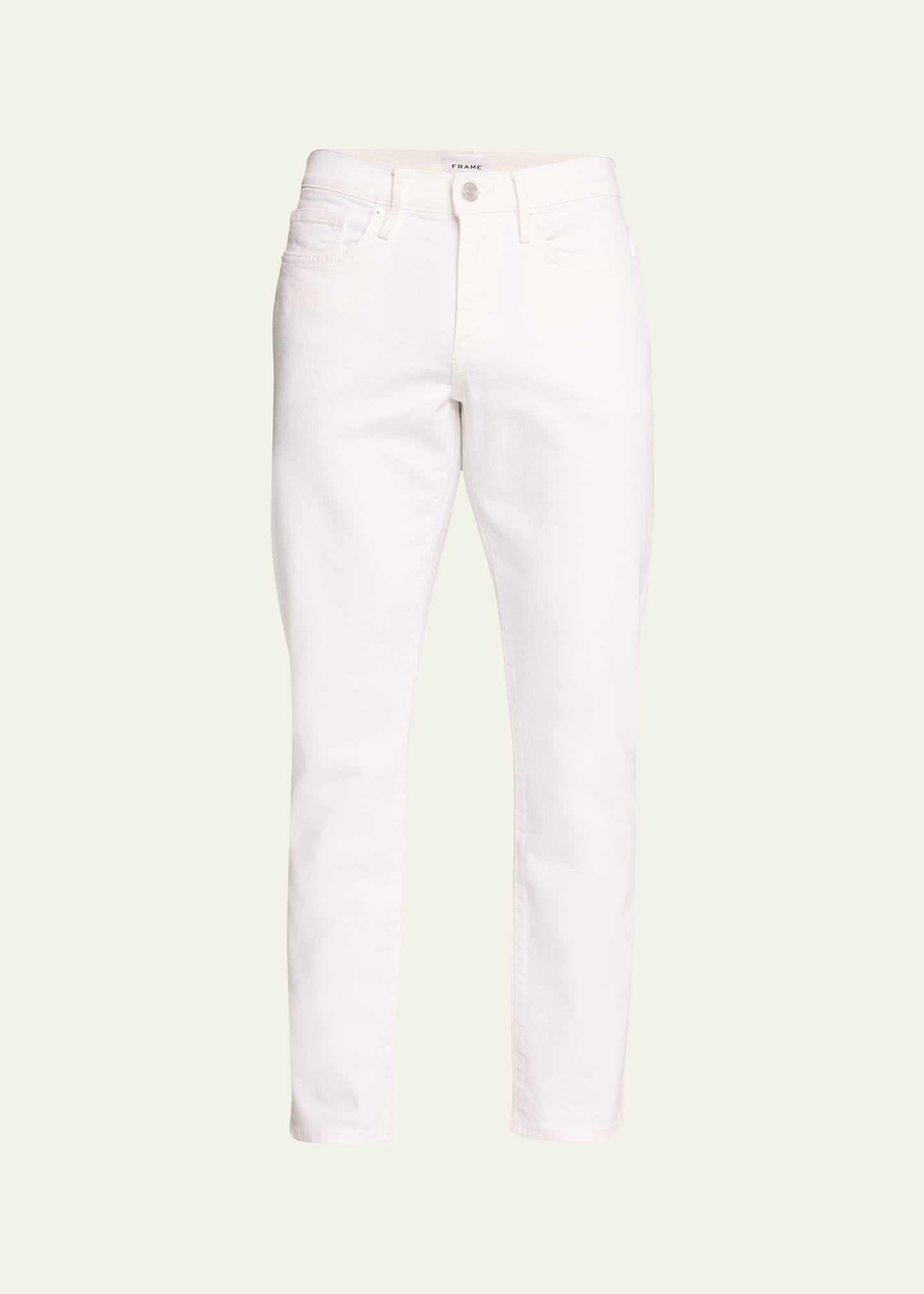 Frame Men's L'homme Slim Crop Jeans In Blanc