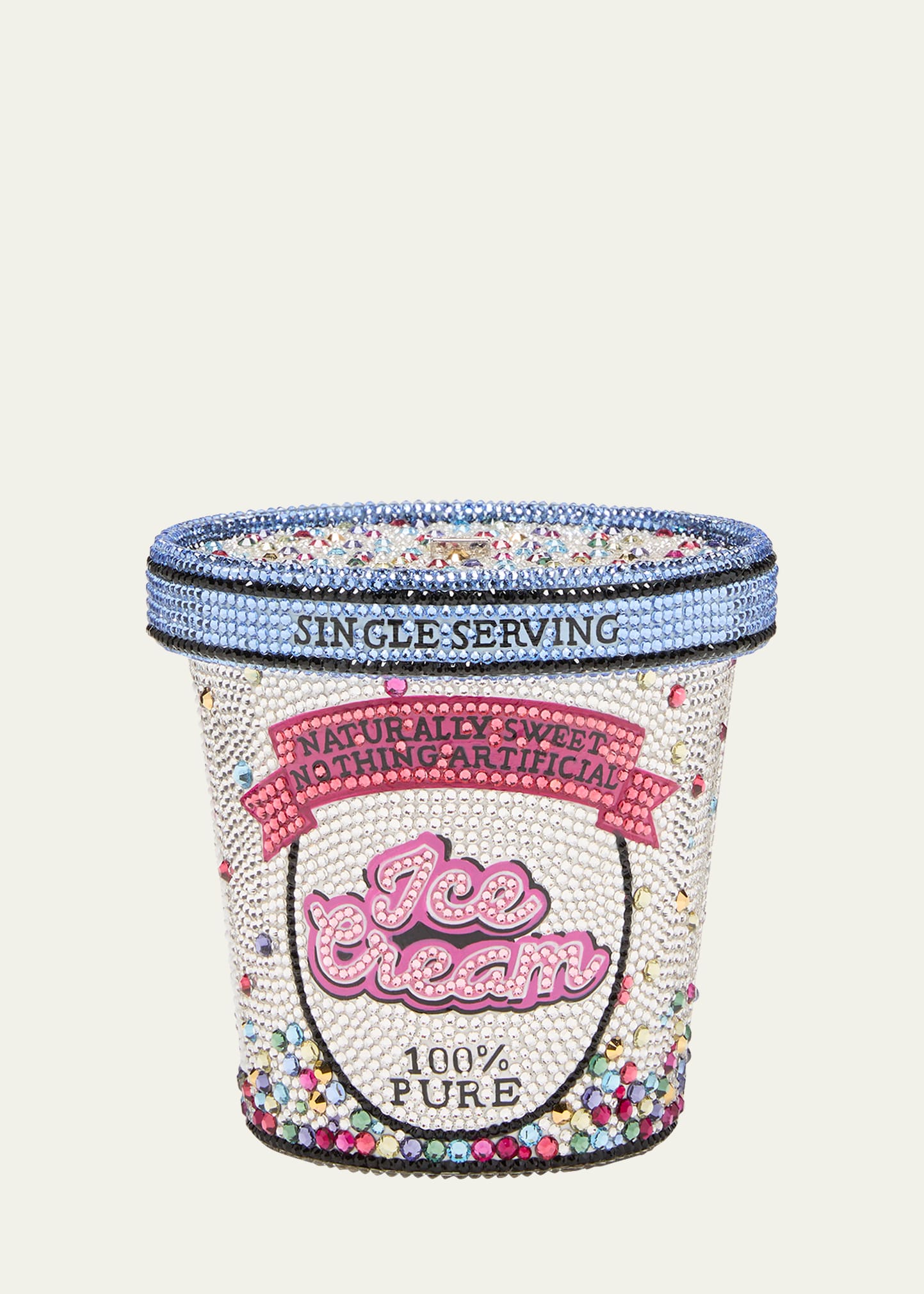 Ice Cream Pint Crystal Minaudiere