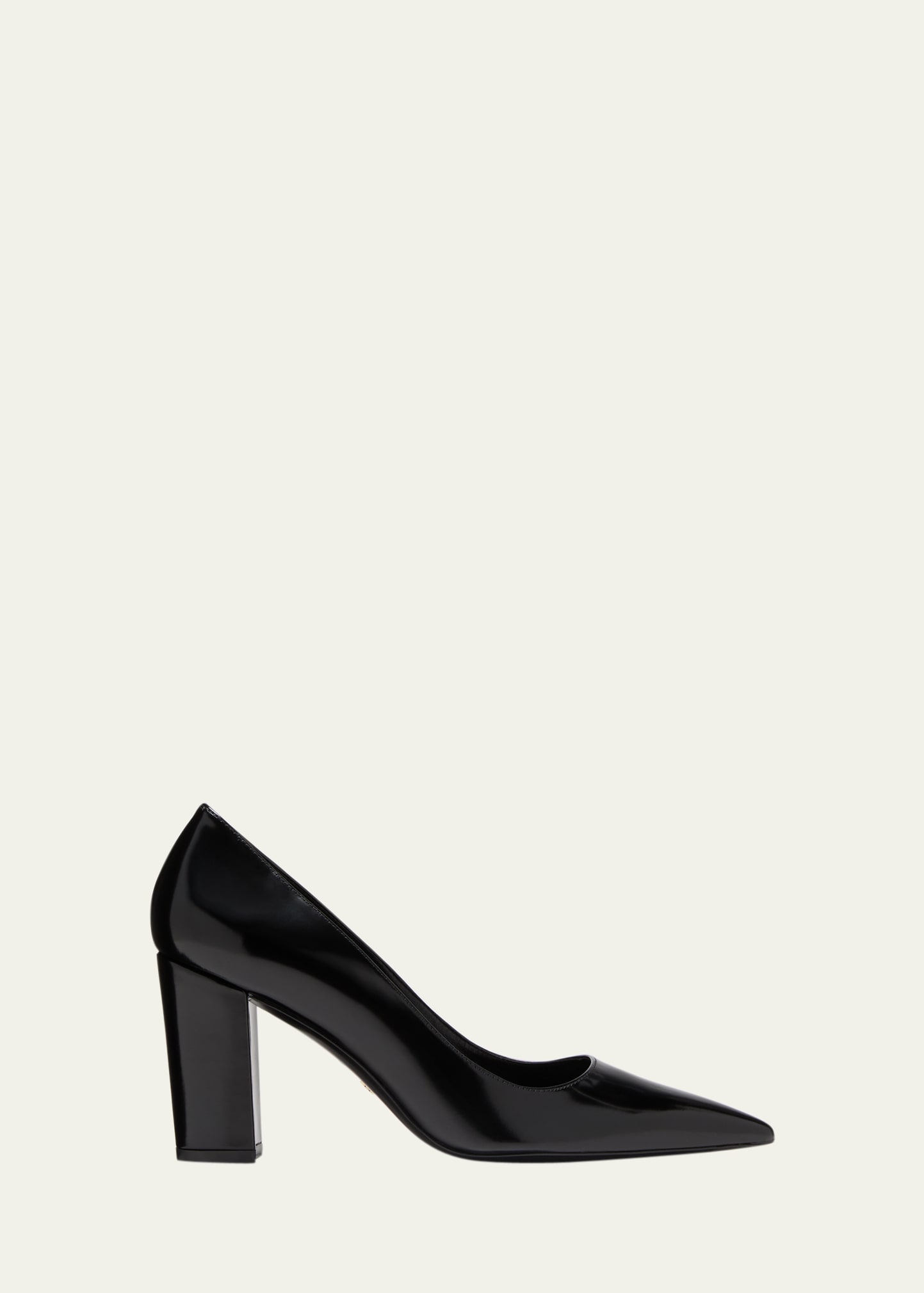 Stuart Weitzman 85mm Block-heel Suede Pumps In Black