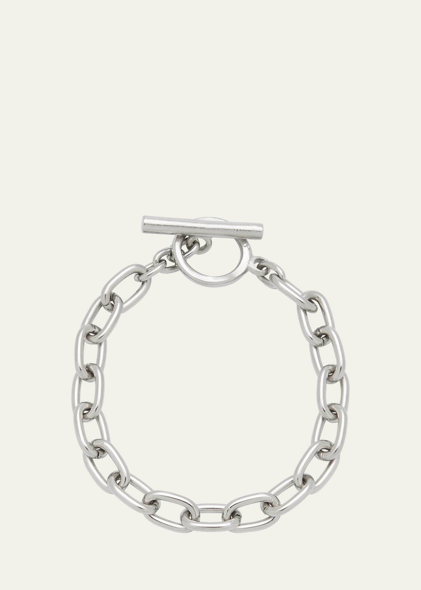 Ben-amun Silver Imitation Rhodium Electroplated Chain Bracelet