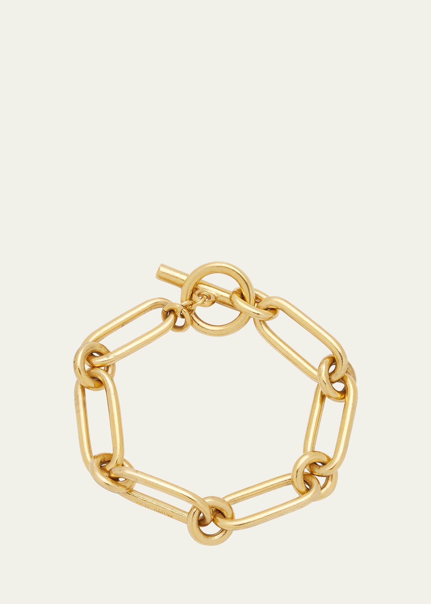 Ben-amun 24k Gold Electroplate Chain Link Bracelet In Yg