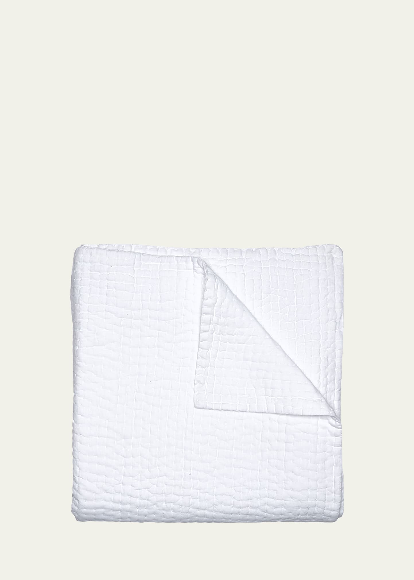 Vivid White Queen Coverlet