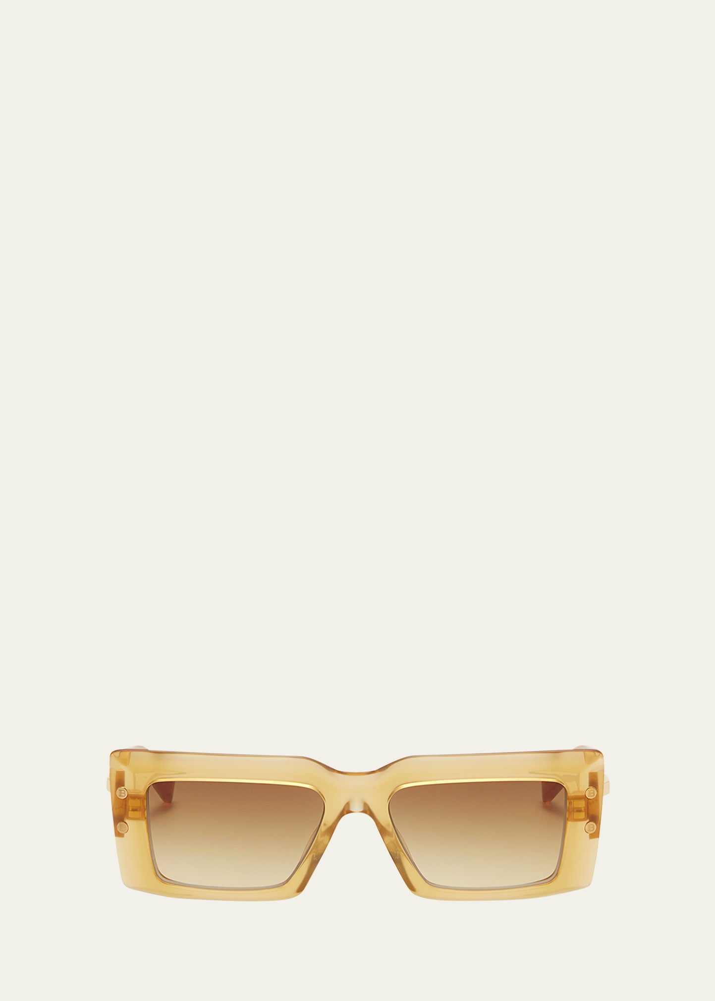 Balmain Imperial Sunglasses In Amb-gld