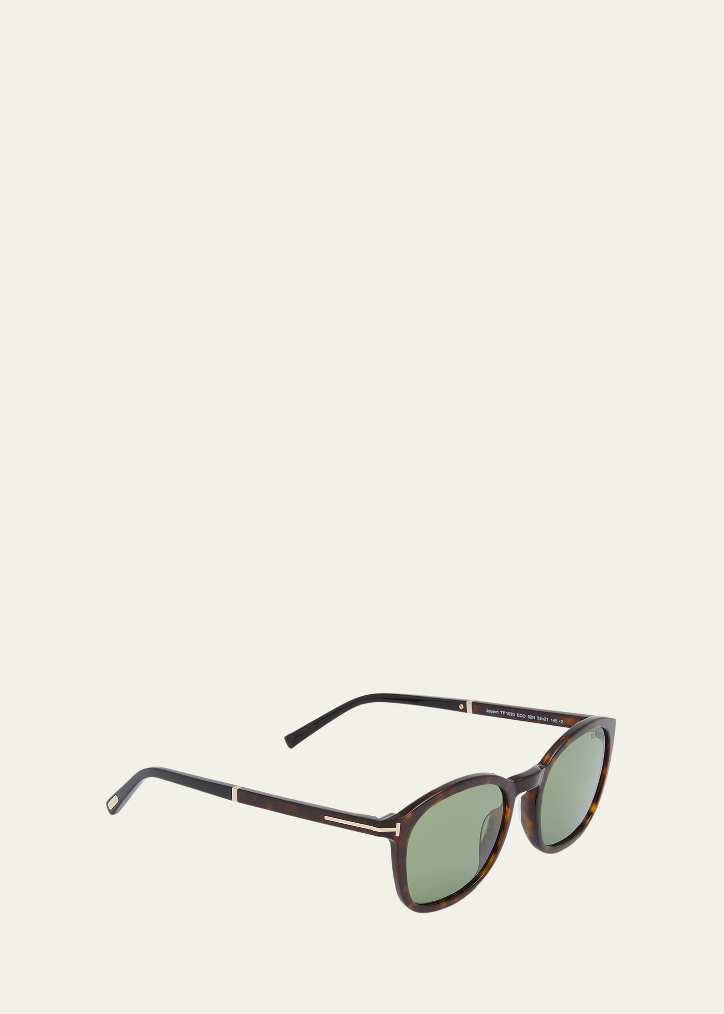 Men's Jayson T-Hinge Acetate Square Sunglasses