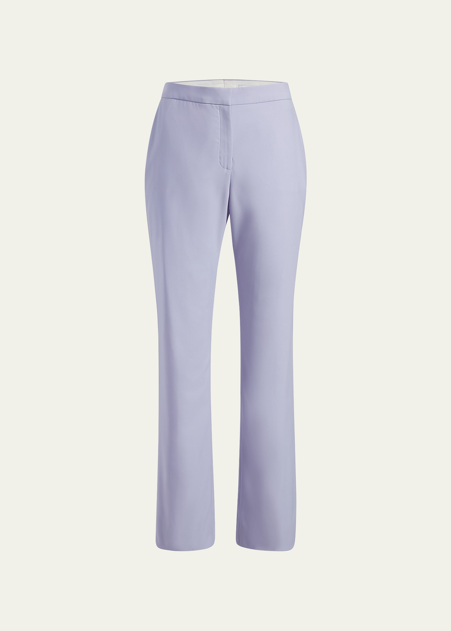 Another Tomorrow Classic Trouser In Lilac