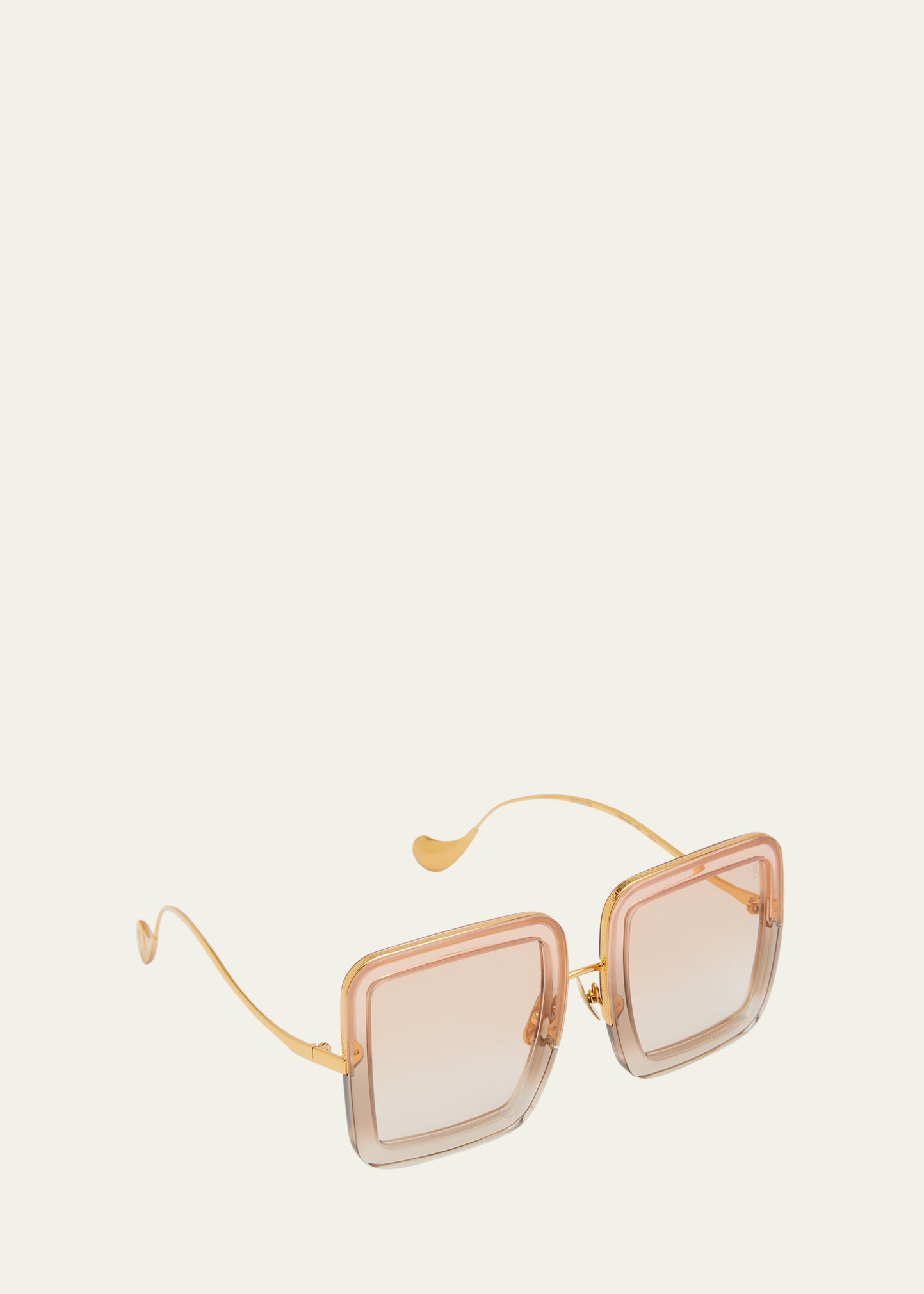 ANNA-KARIN KARLSSON BEAMING SKY SQUARE MIXED-MEDIA SUNGLASSES