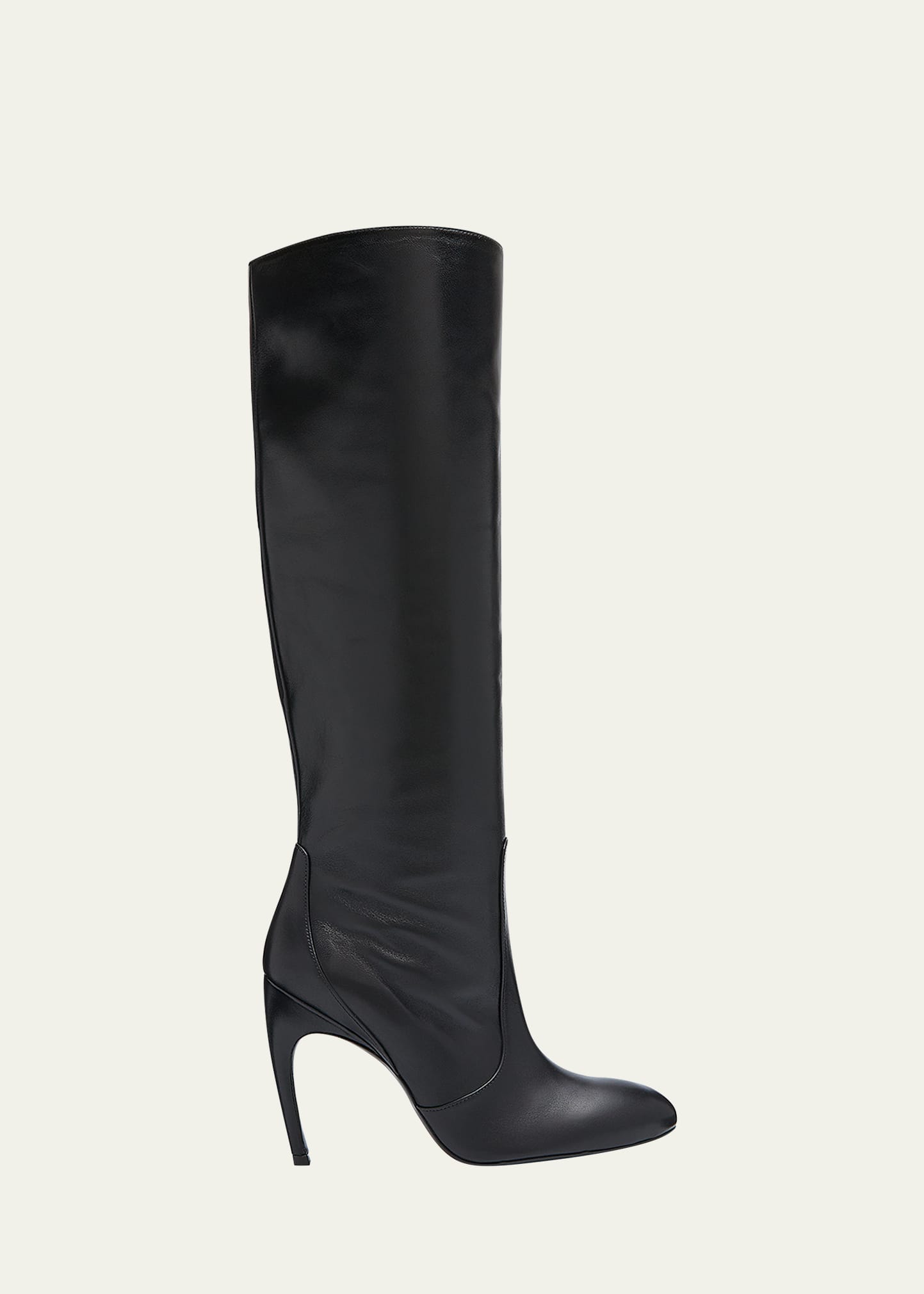 Stuart Weitzman Luxecurve 100 Slouch Boot The Sw Outlet In Black