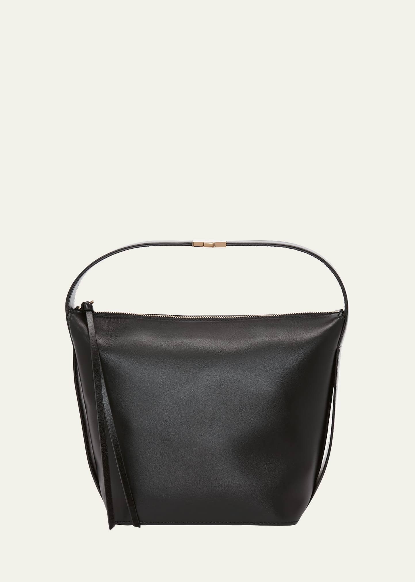 Belt Zip Leather Shoulder Bag